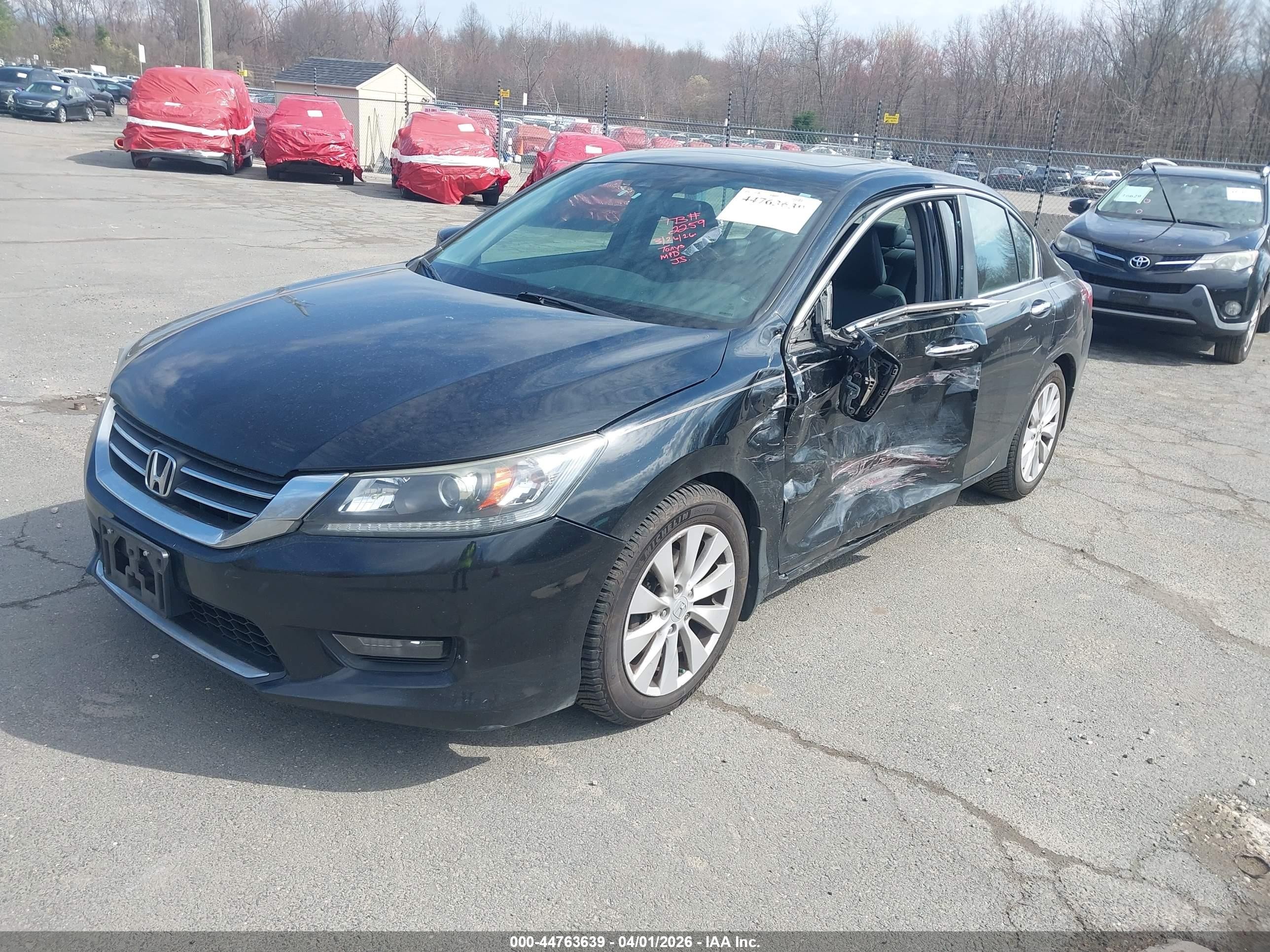 2014 Honda Accord Ex-l Black vin: 1HGCR2F83EA269799