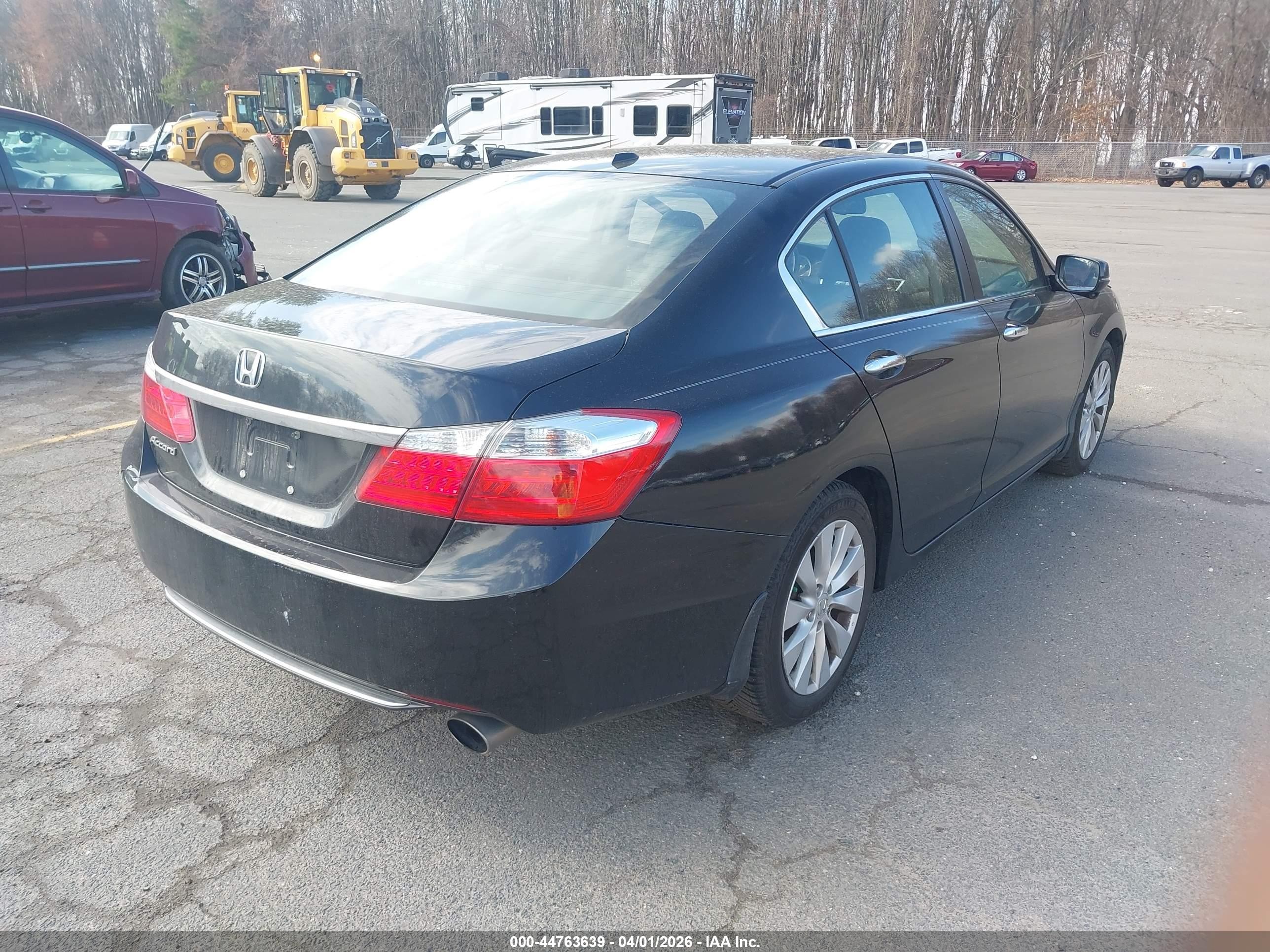 2014 Honda Accord Ex-l Black vin: 1HGCR2F83EA269799