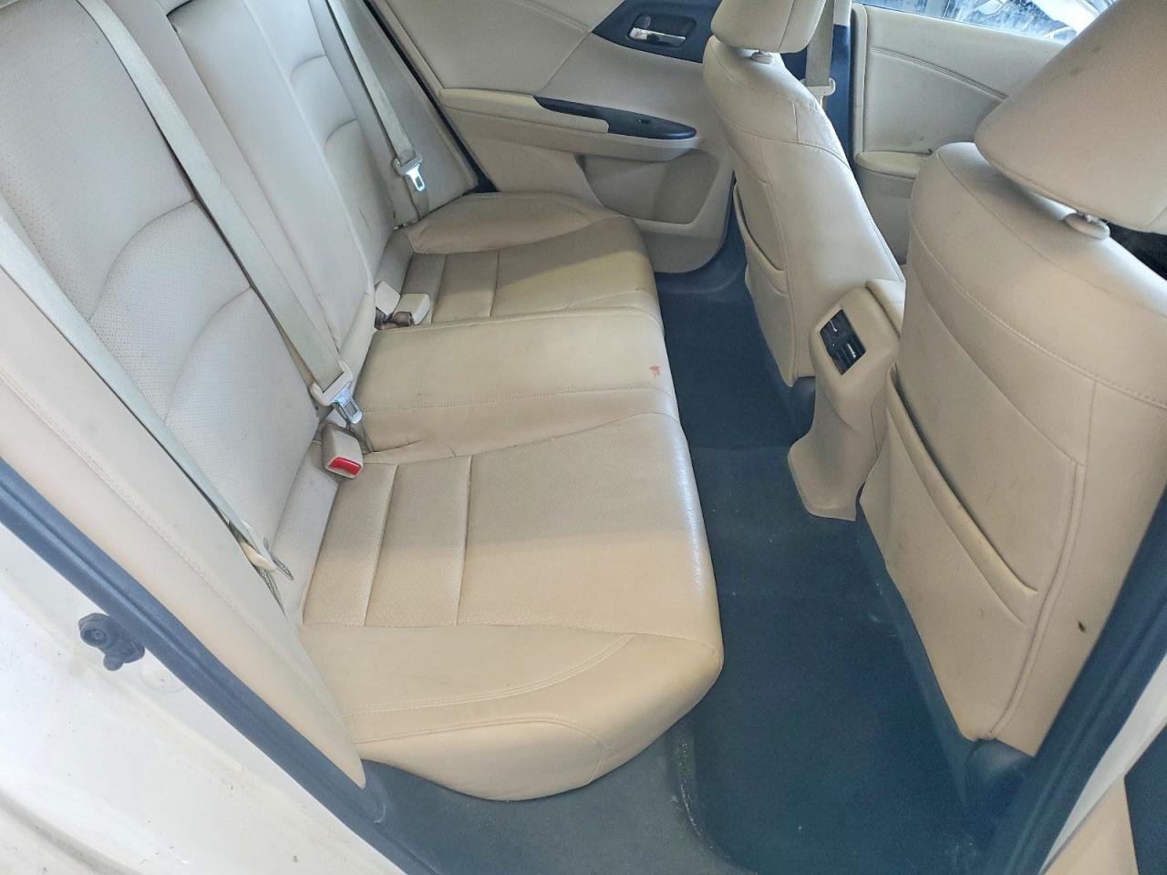 2015 Honda Accord Exl White vin: 1HGCR2F83FA014541