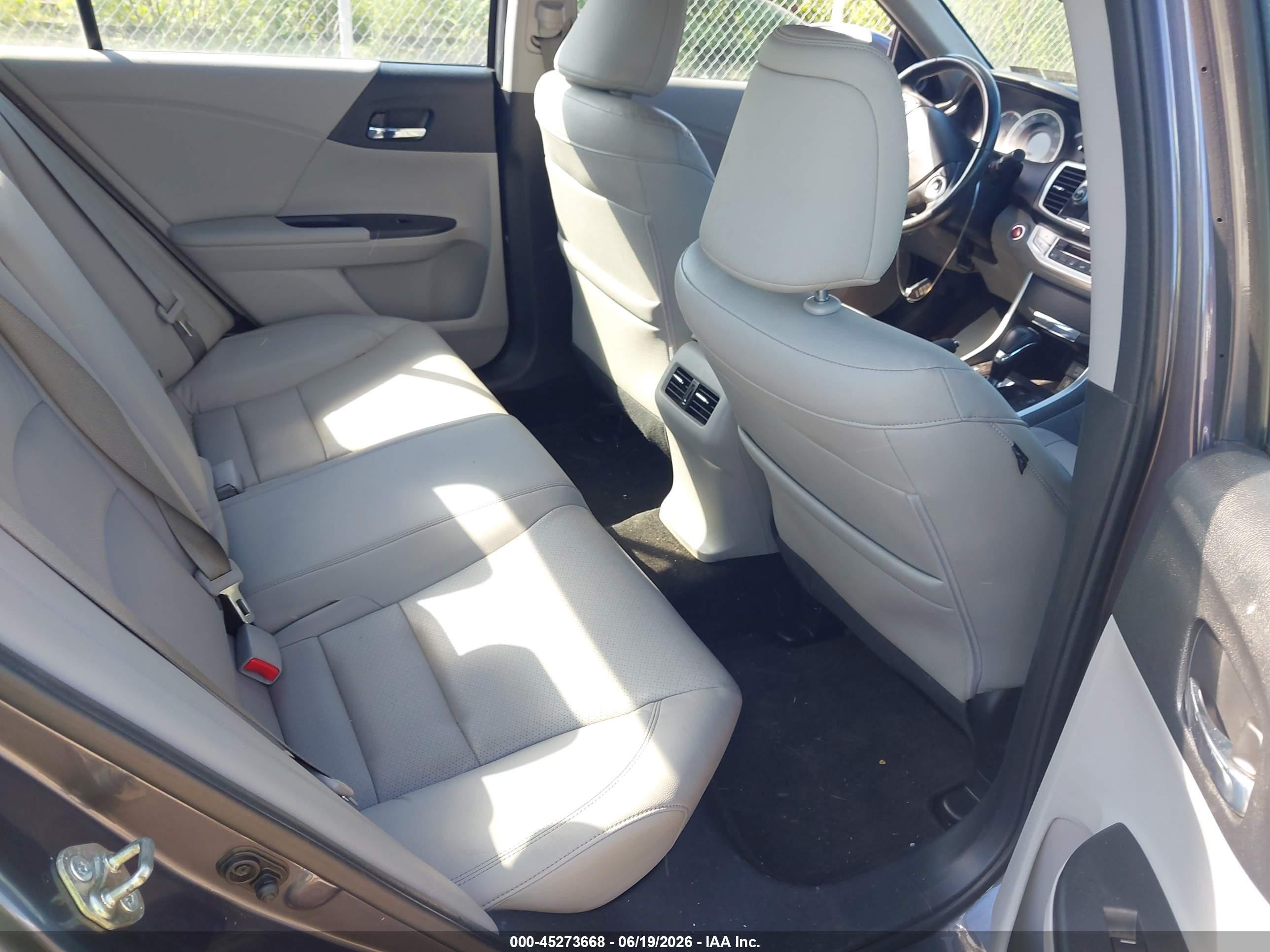 2015 Honda Accord Ex-l Gray vin: 1HGCR2F83FA024714