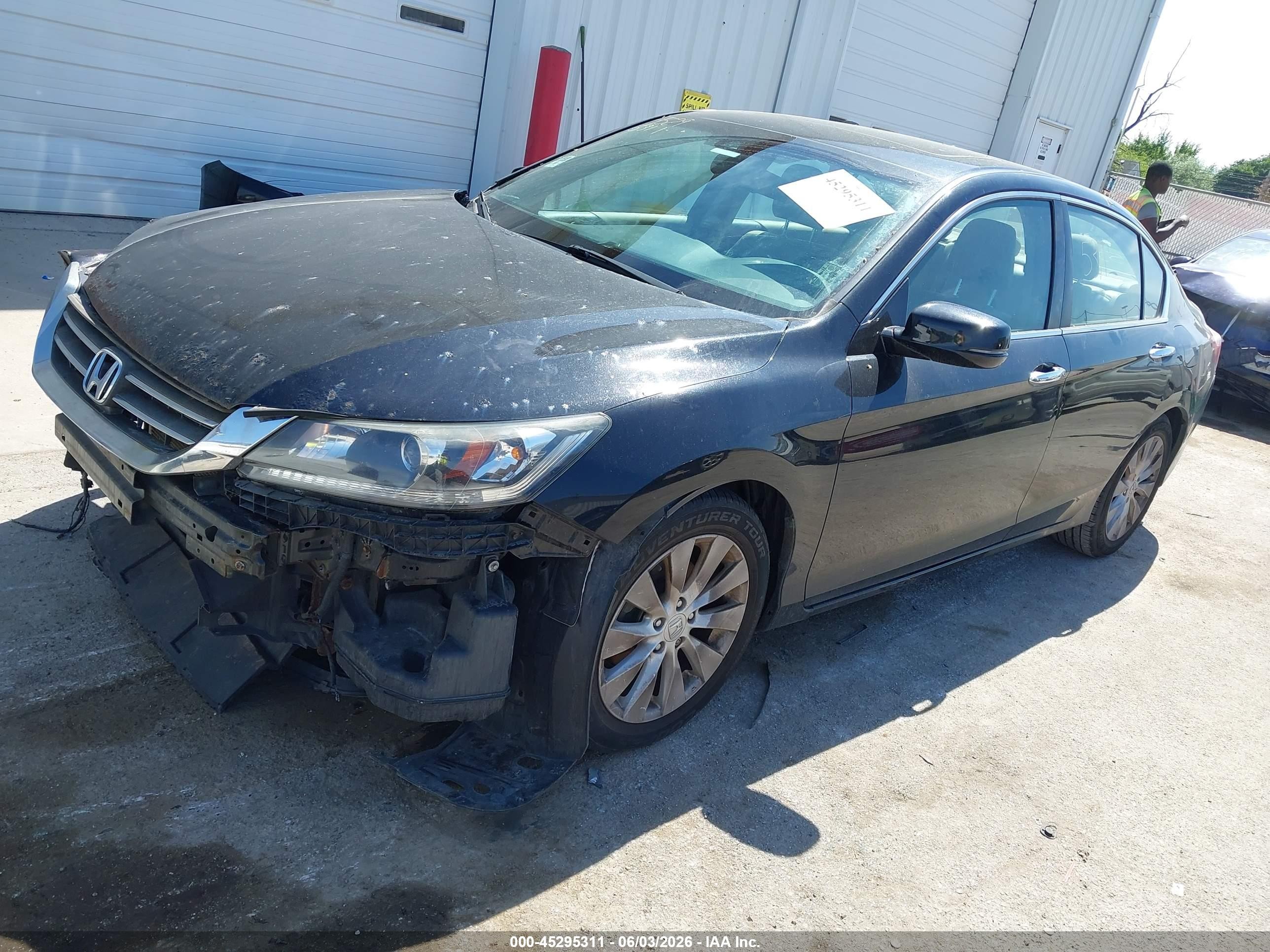 2015 Honda Accord Ex-l Black vin: 1HGCR2F83FA094634