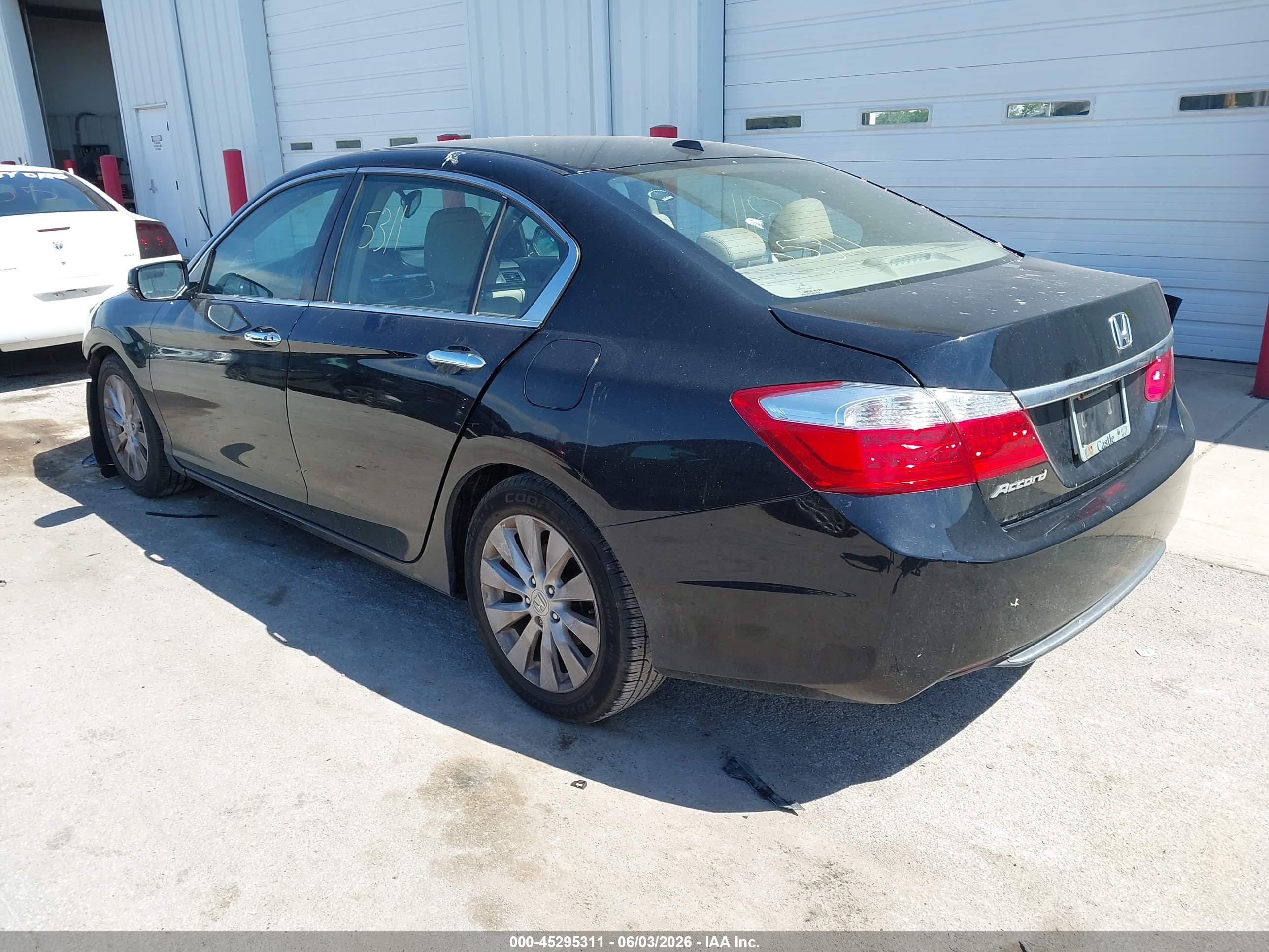 2015 Honda Accord Ex-l Black vin: 1HGCR2F83FA094634
