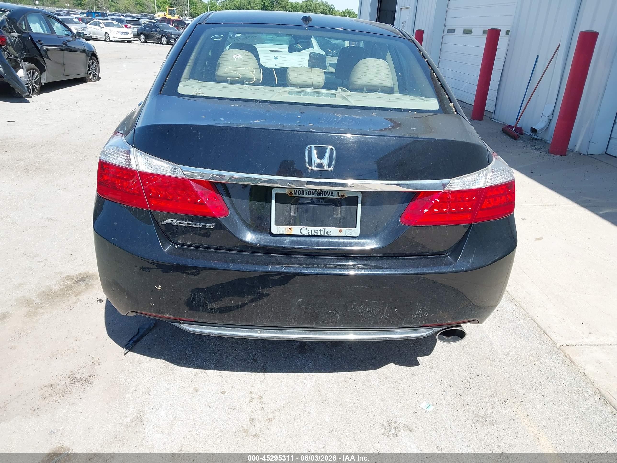 2015 Honda Accord Ex-l Black vin: 1HGCR2F83FA094634