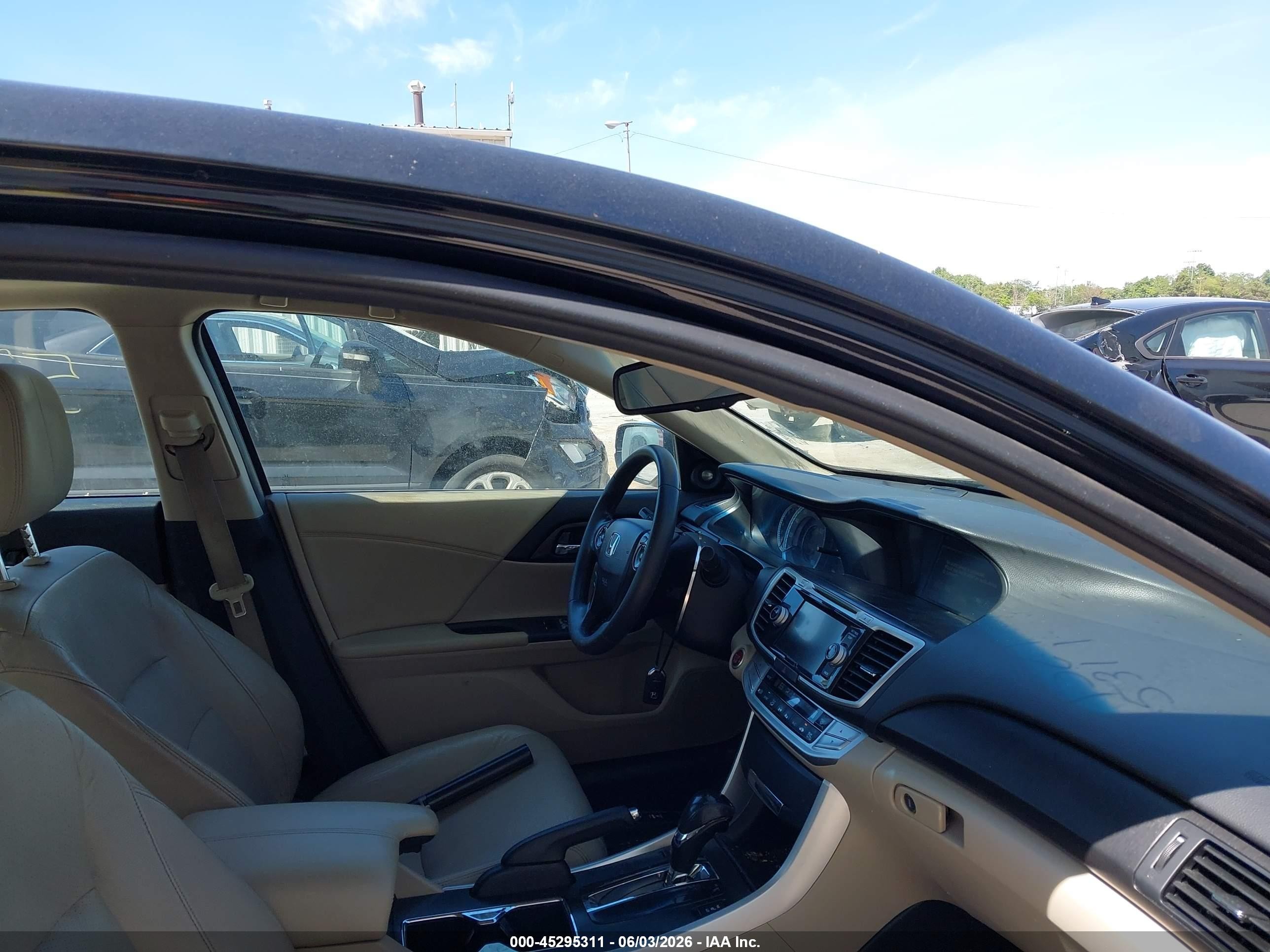 2015 Honda Accord Ex-l Black vin: 1HGCR2F83FA094634