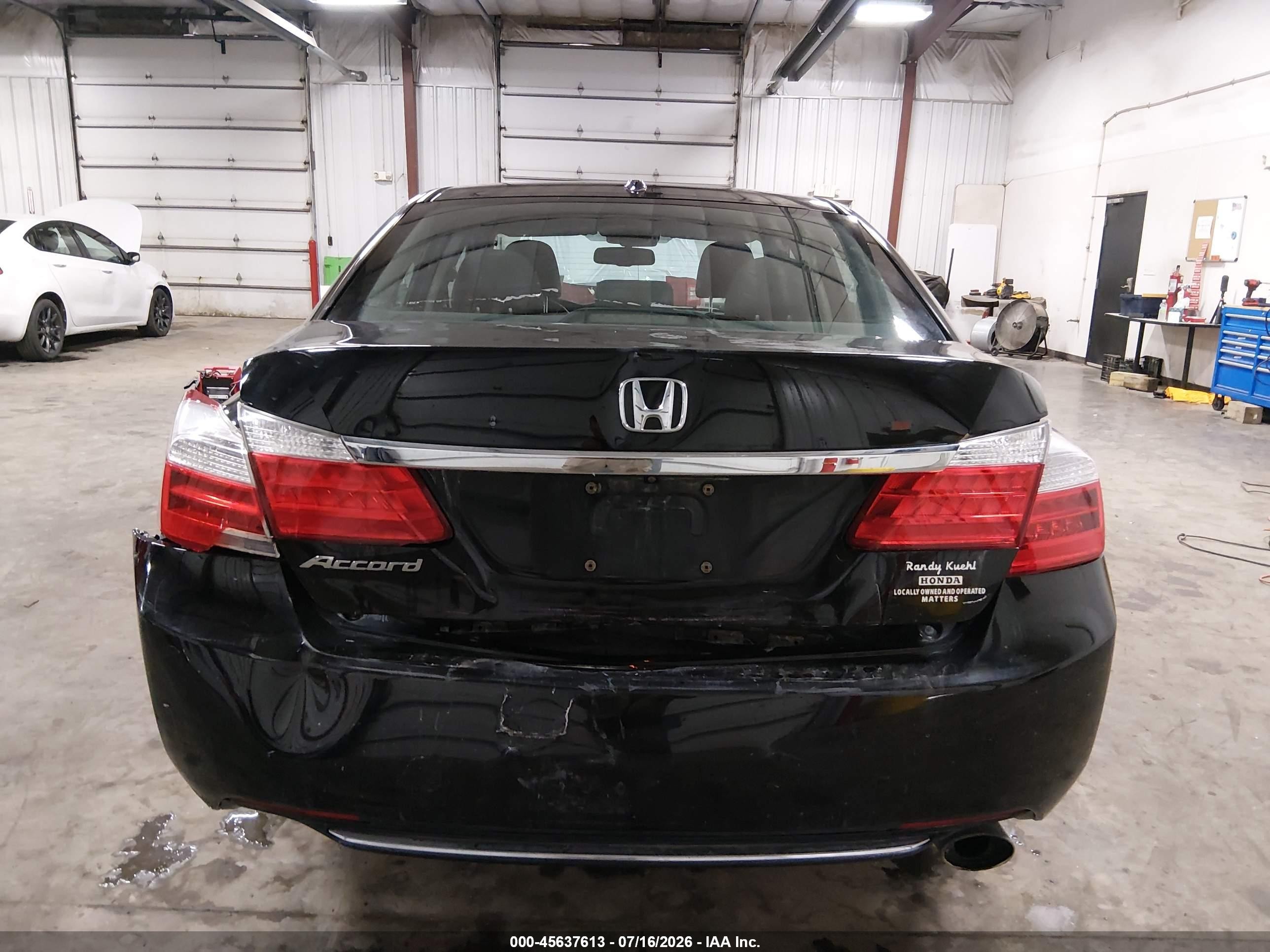 2015 Honda Accord Ex-l Black vin: 1HGCR2F83FA119760