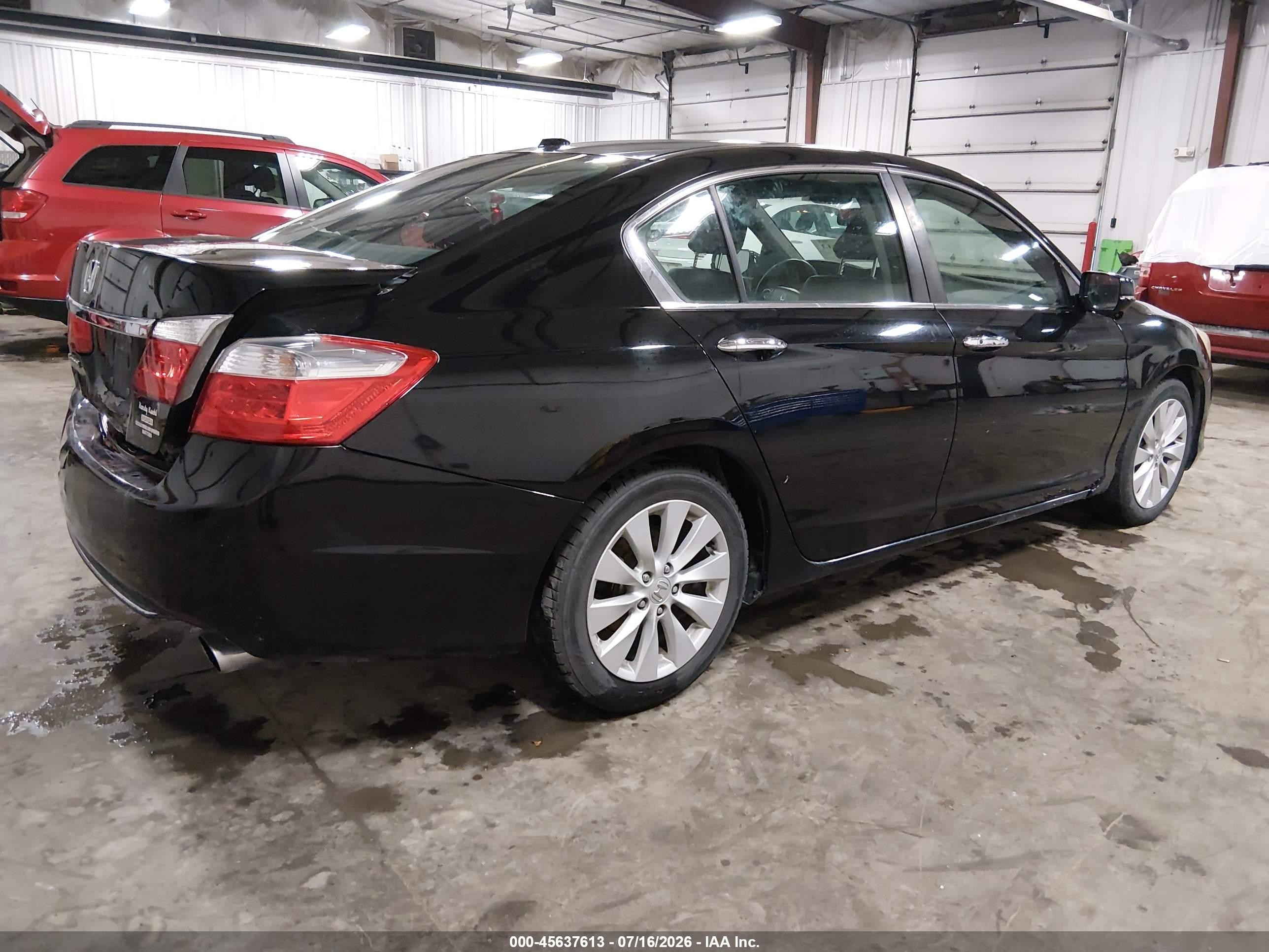 2015 Honda Accord Ex-l Black vin: 1HGCR2F83FA119760