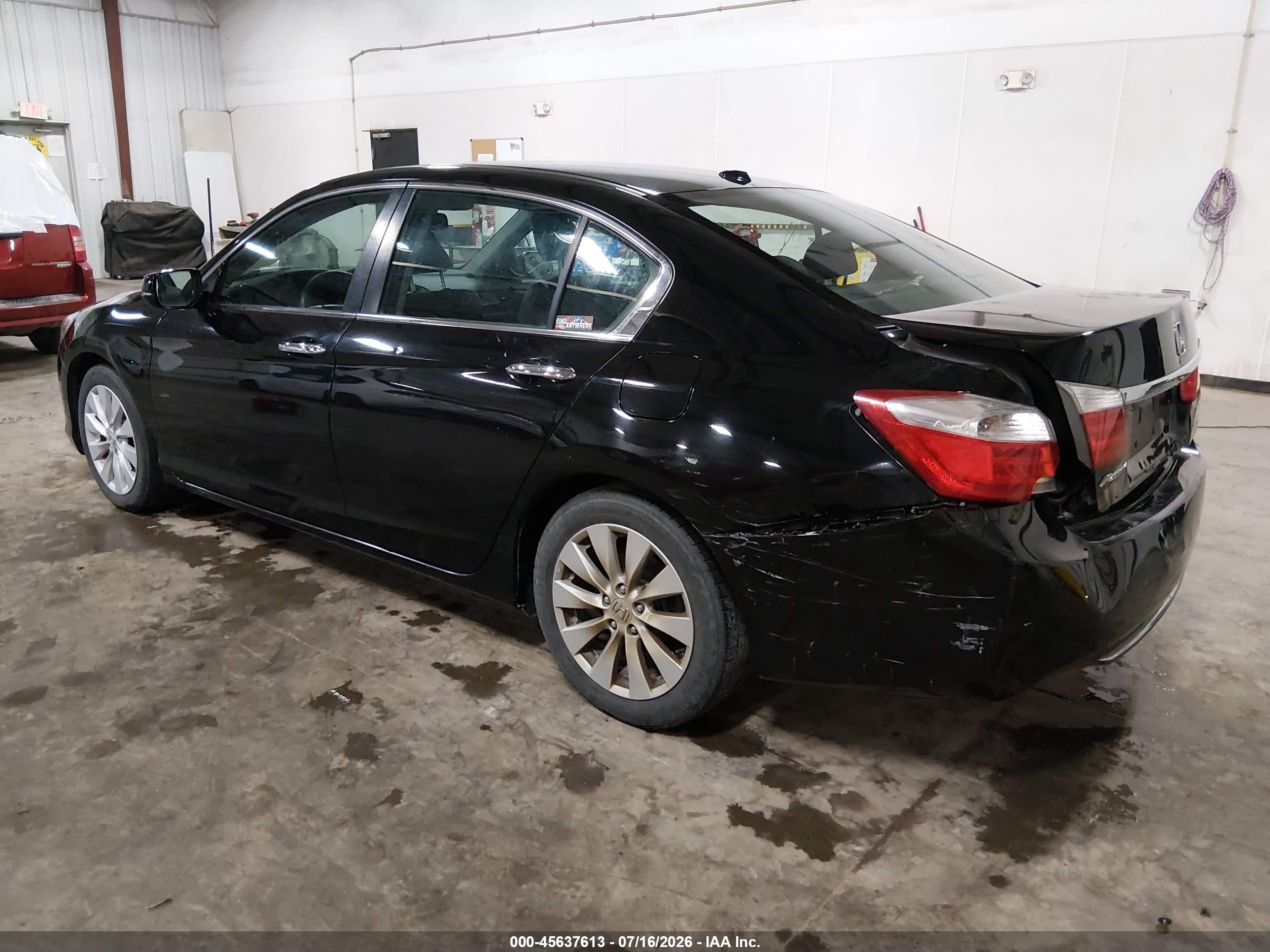 2015 Honda Accord Ex-l Black vin: 1HGCR2F83FA119760