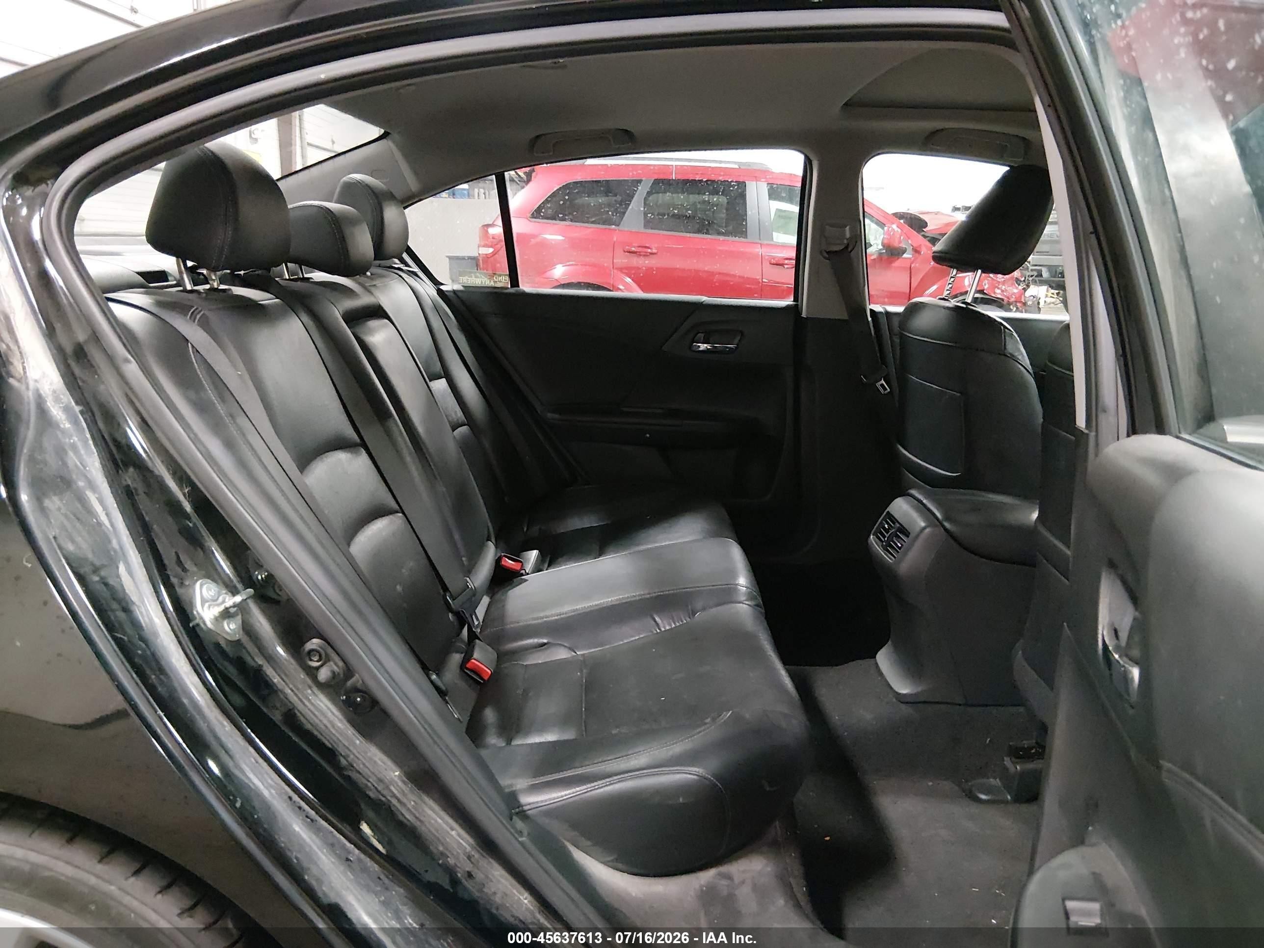 2015 Honda Accord Ex-l Black vin: 1HGCR2F83FA119760