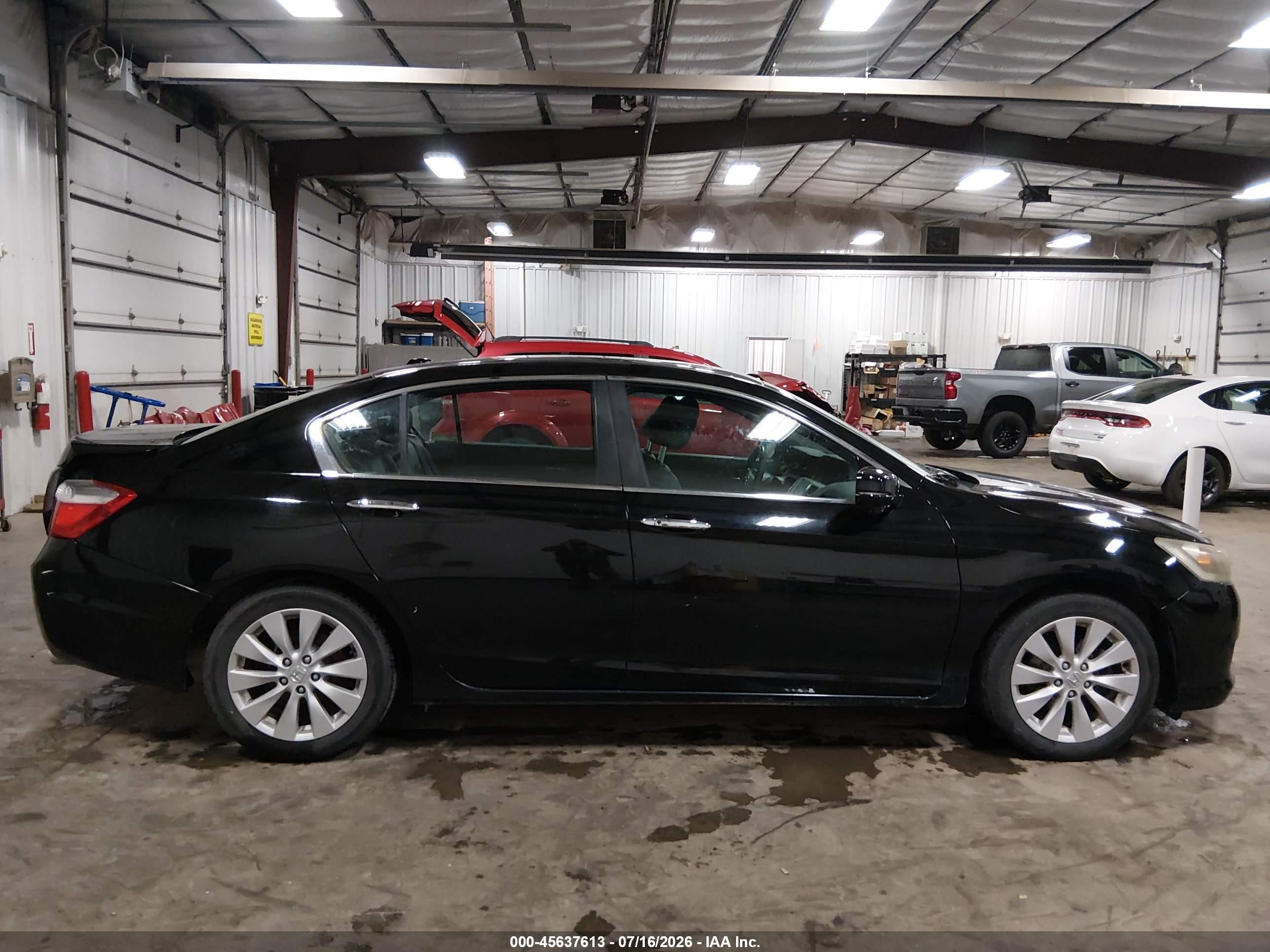 2015 Honda Accord Ex-l Black vin: 1HGCR2F83FA119760