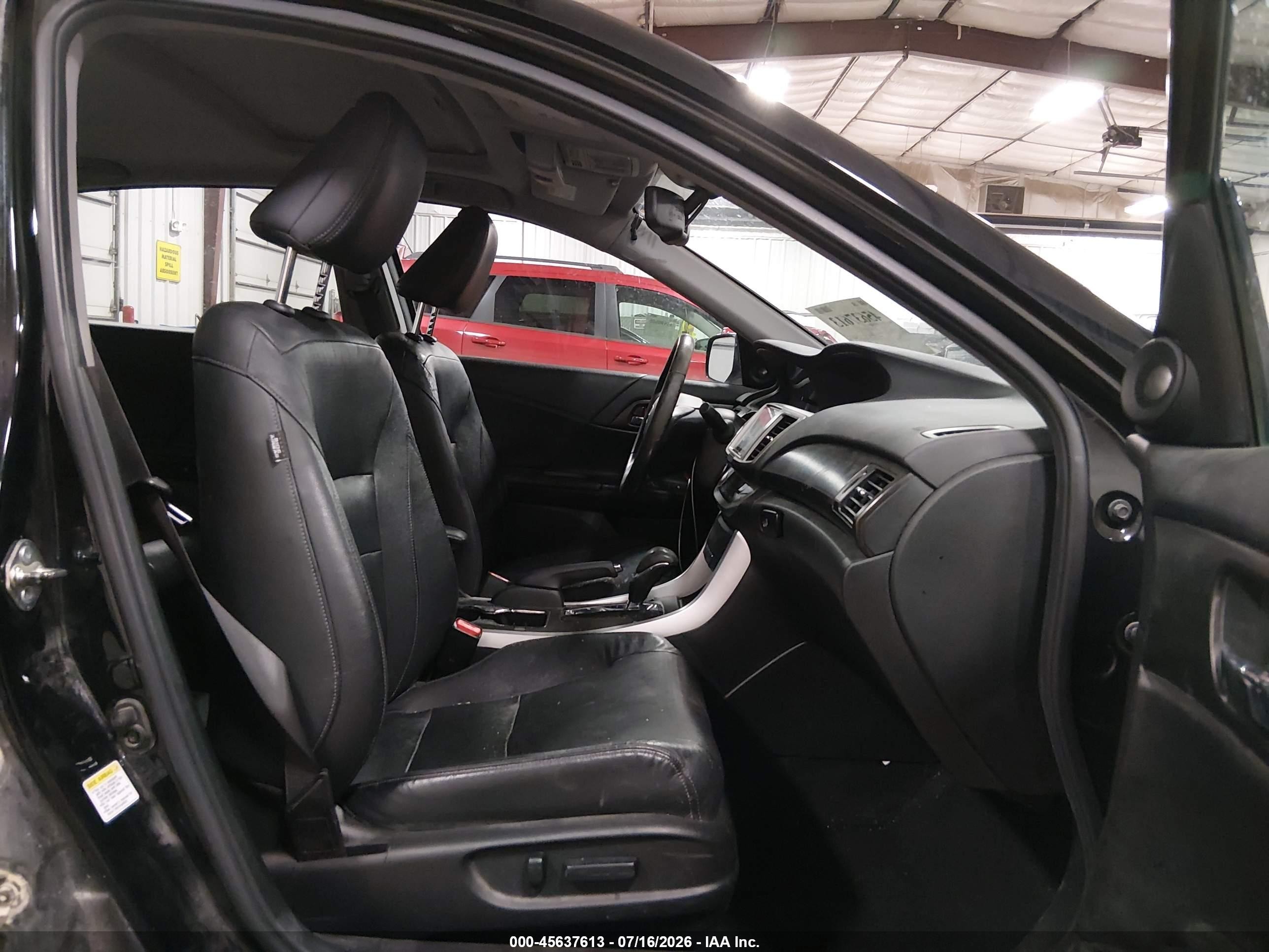 2015 Honda Accord Ex-l Black vin: 1HGCR2F83FA119760