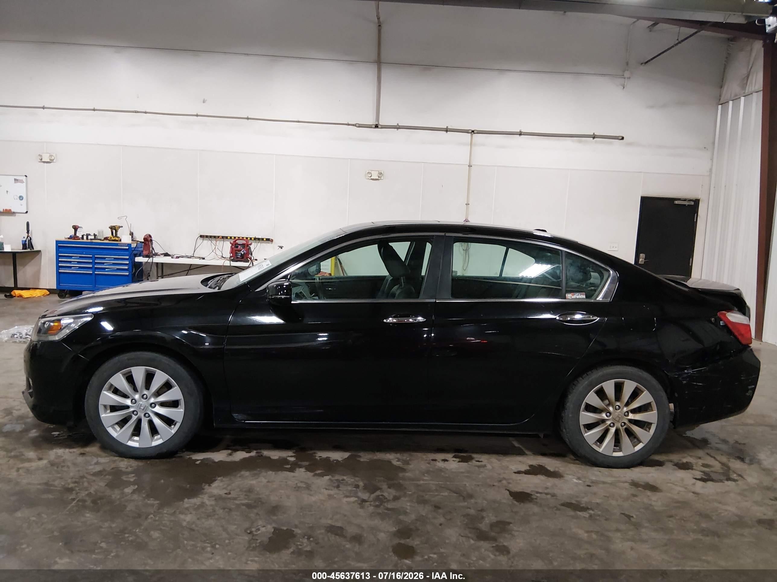 2015 Honda Accord Ex-l Black vin: 1HGCR2F83FA119760