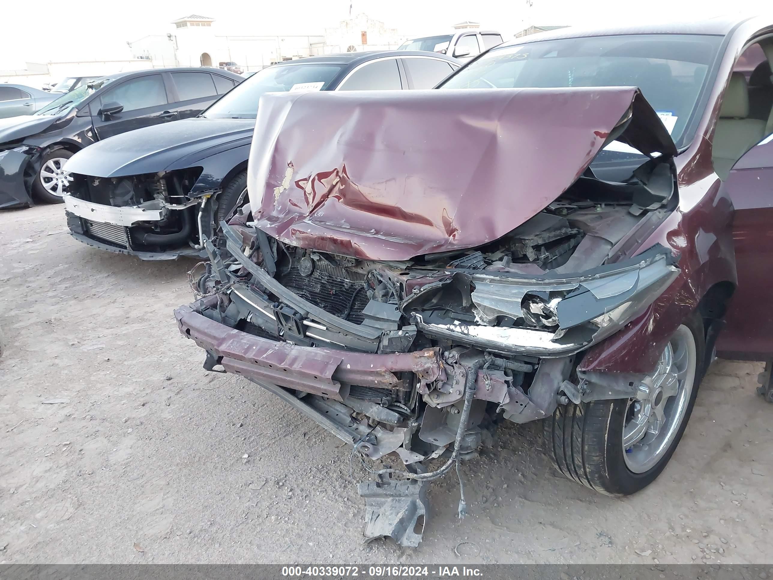2015 Honda Accord Ex-l Maroon vin: 1HGCR2F83FA122660