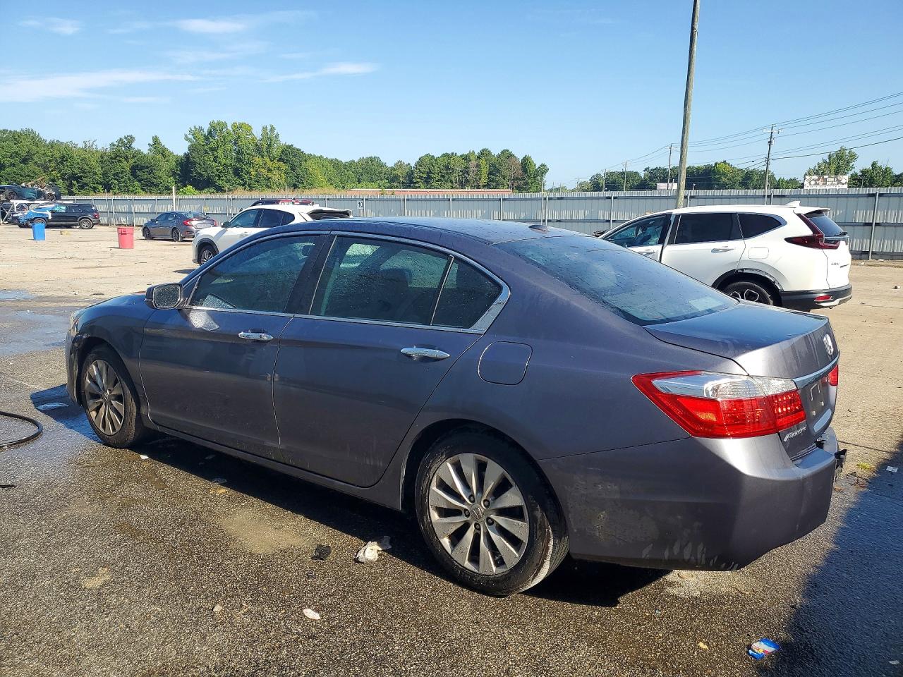 2015 Honda Accord Exl Gray vin: 1HGCR2F83FA153276