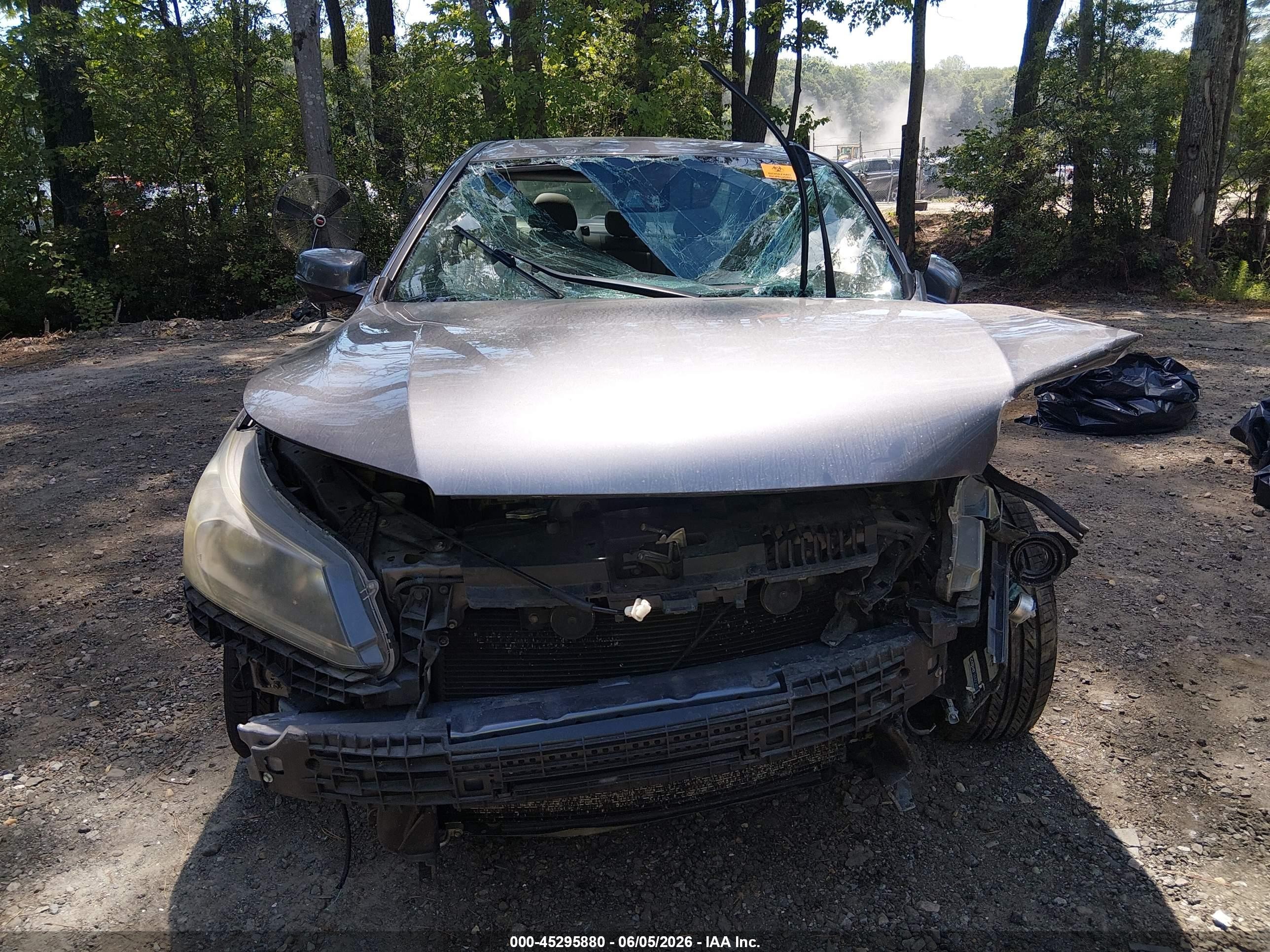 2015 Honda Accord Ex-l Gray vin: 1HGCR2F83FA158526