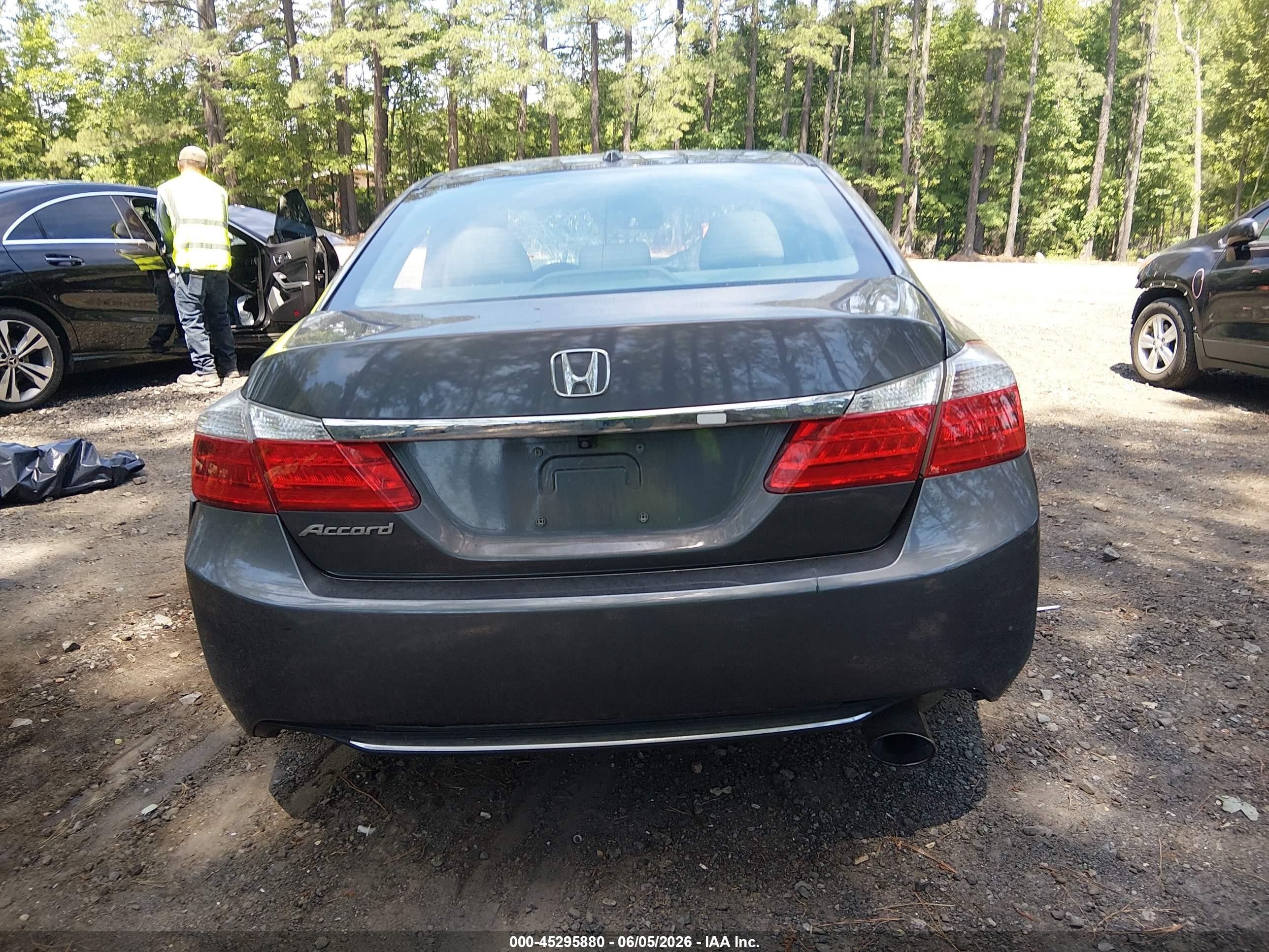 2015 Honda Accord Ex-l Gray vin: 1HGCR2F83FA158526