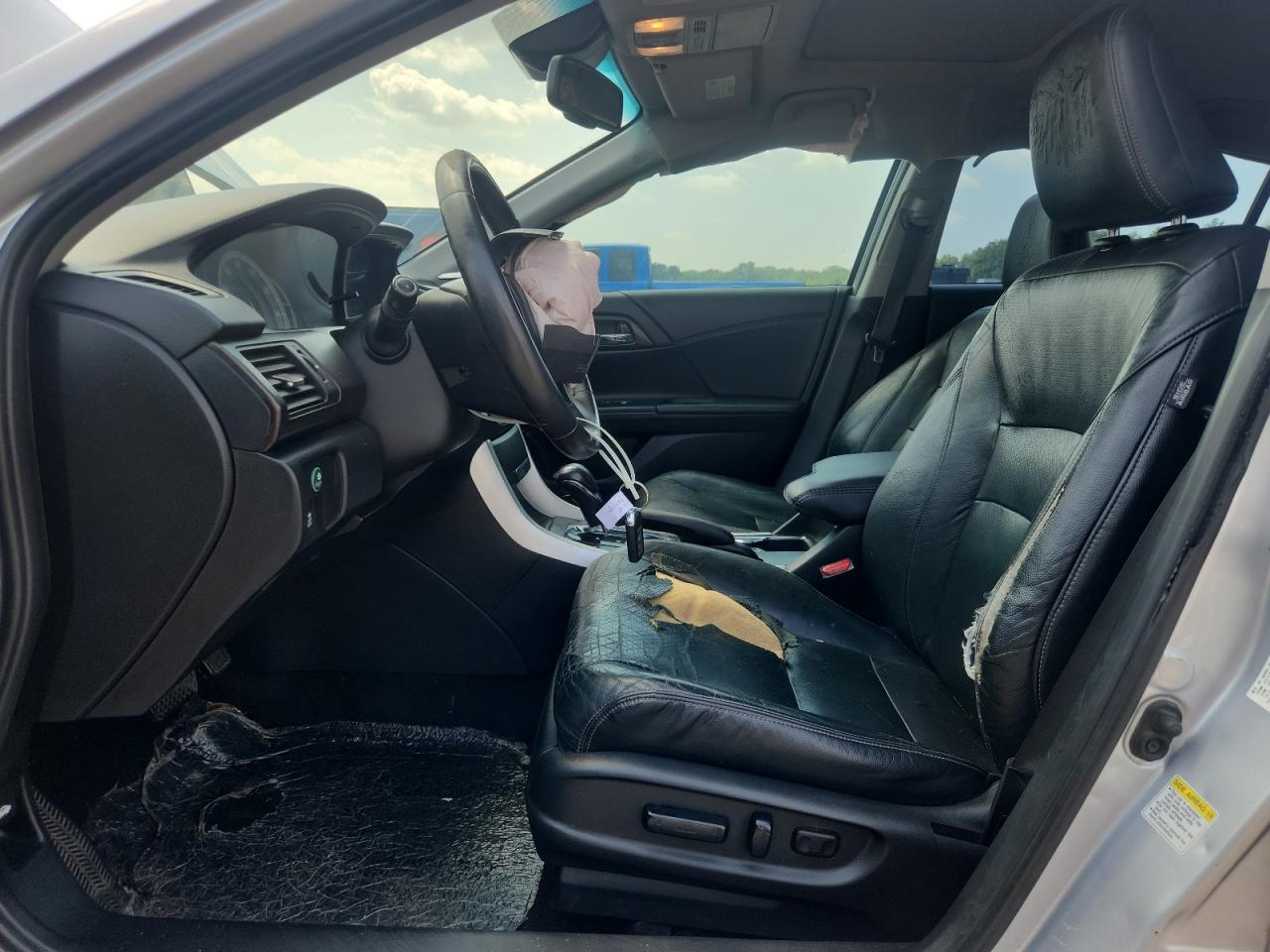 2015 Honda Accord Exl Silver vin: 1HGCR2F83FA177044