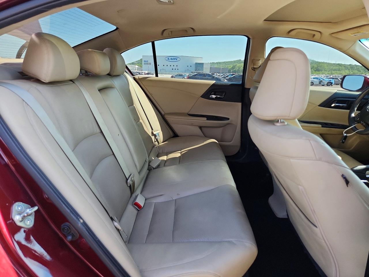 2015 Honda Accord Exl Maroon vin: 1HGCR2F83FA180381