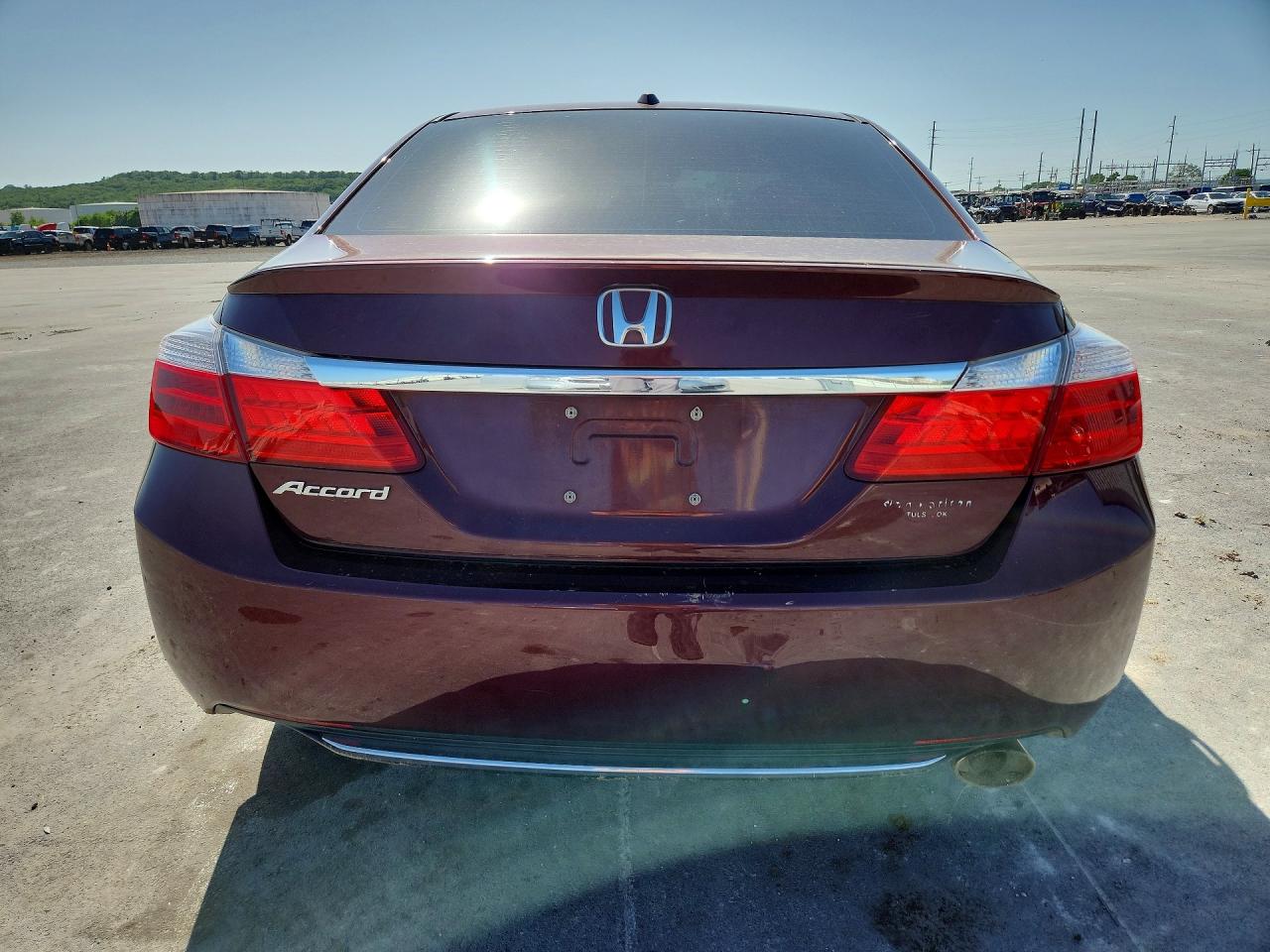 2015 Honda Accord Exl Maroon vin: 1HGCR2F83FA180381