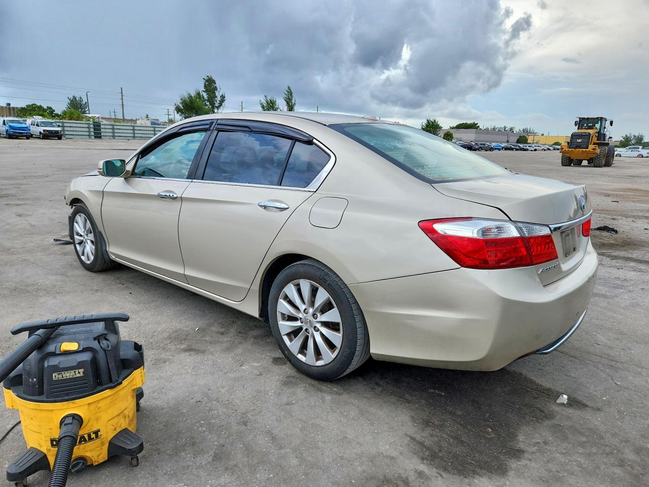 2015 Honda Accord Exl Beige vin: 1HGCR2F83FA196855