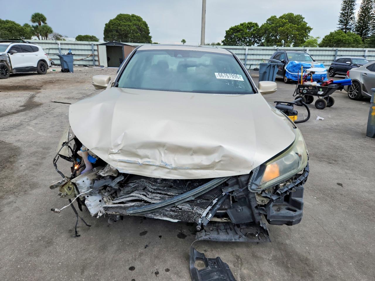 2015 Honda Accord Exl Beige vin: 1HGCR2F83FA196855