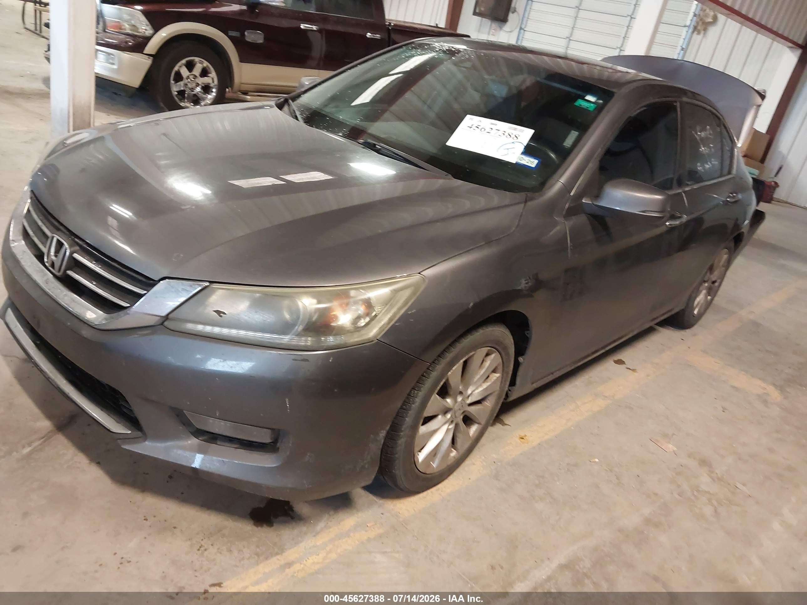 2015 Honda Accord Ex-l Green vin: 1HGCR2F83FA203447