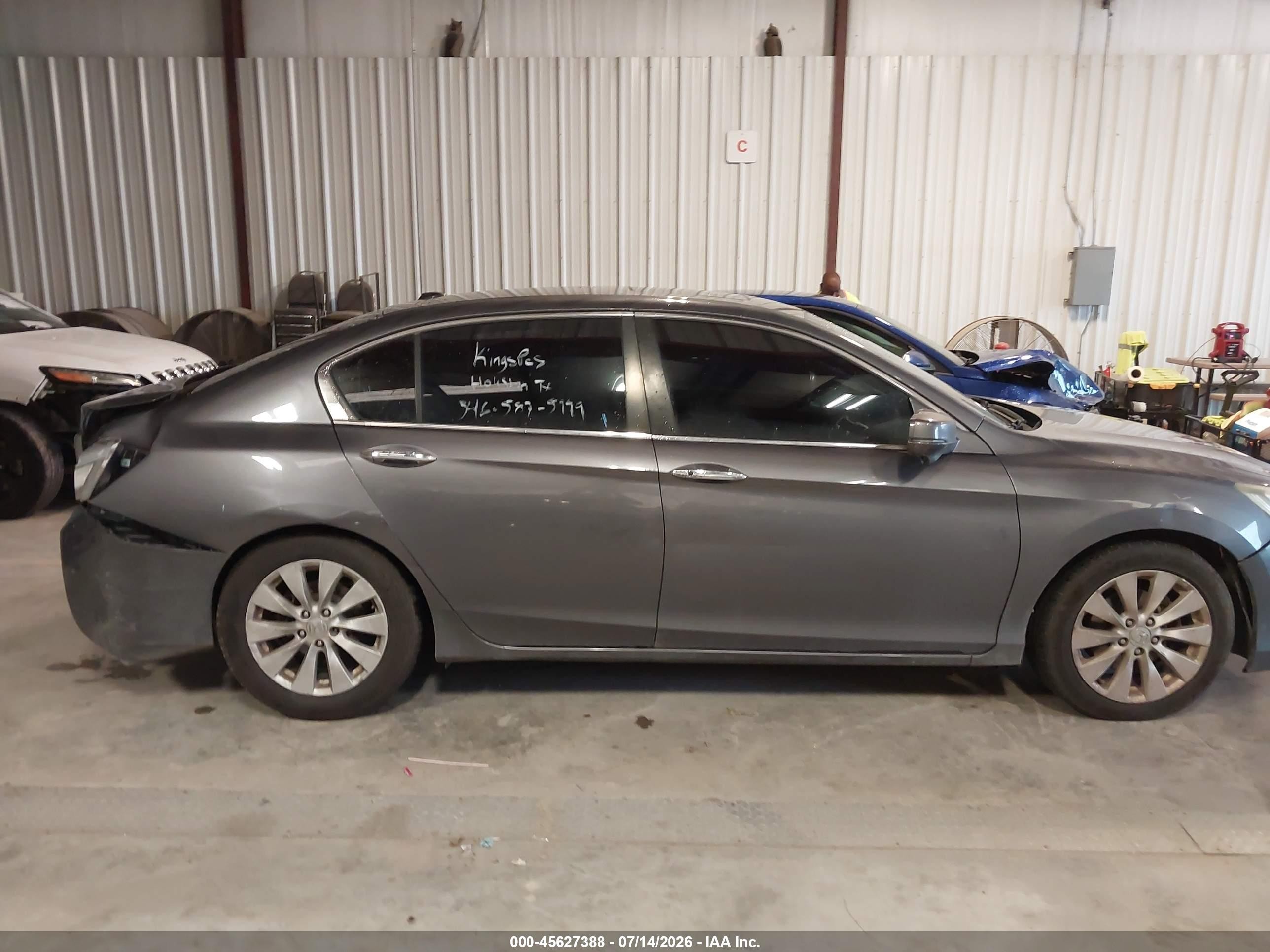 2015 Honda Accord Ex-l Green vin: 1HGCR2F83FA203447