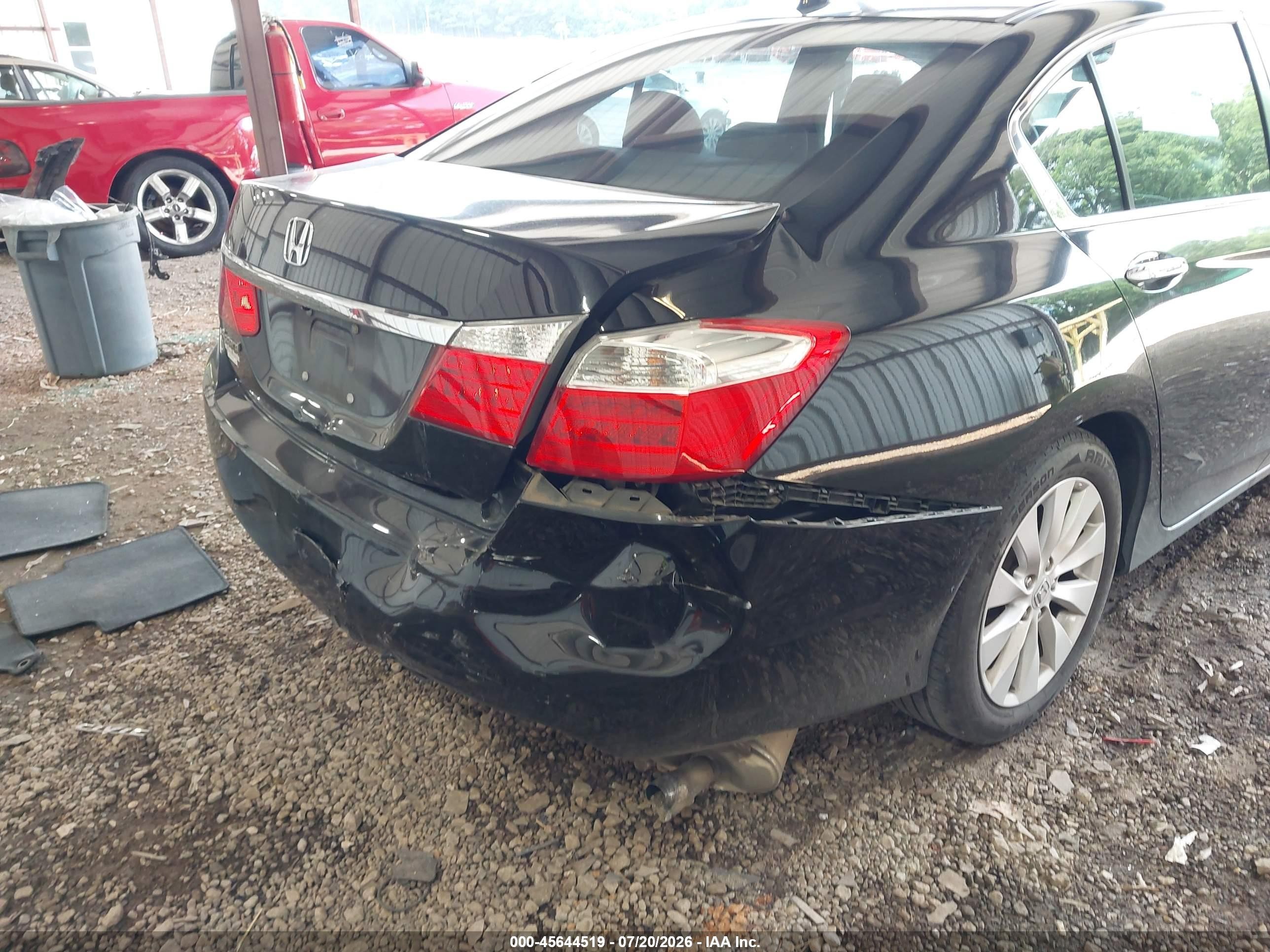 2015 Honda Accord Ex-l Black vin: 1HGCR2F83FA226551
