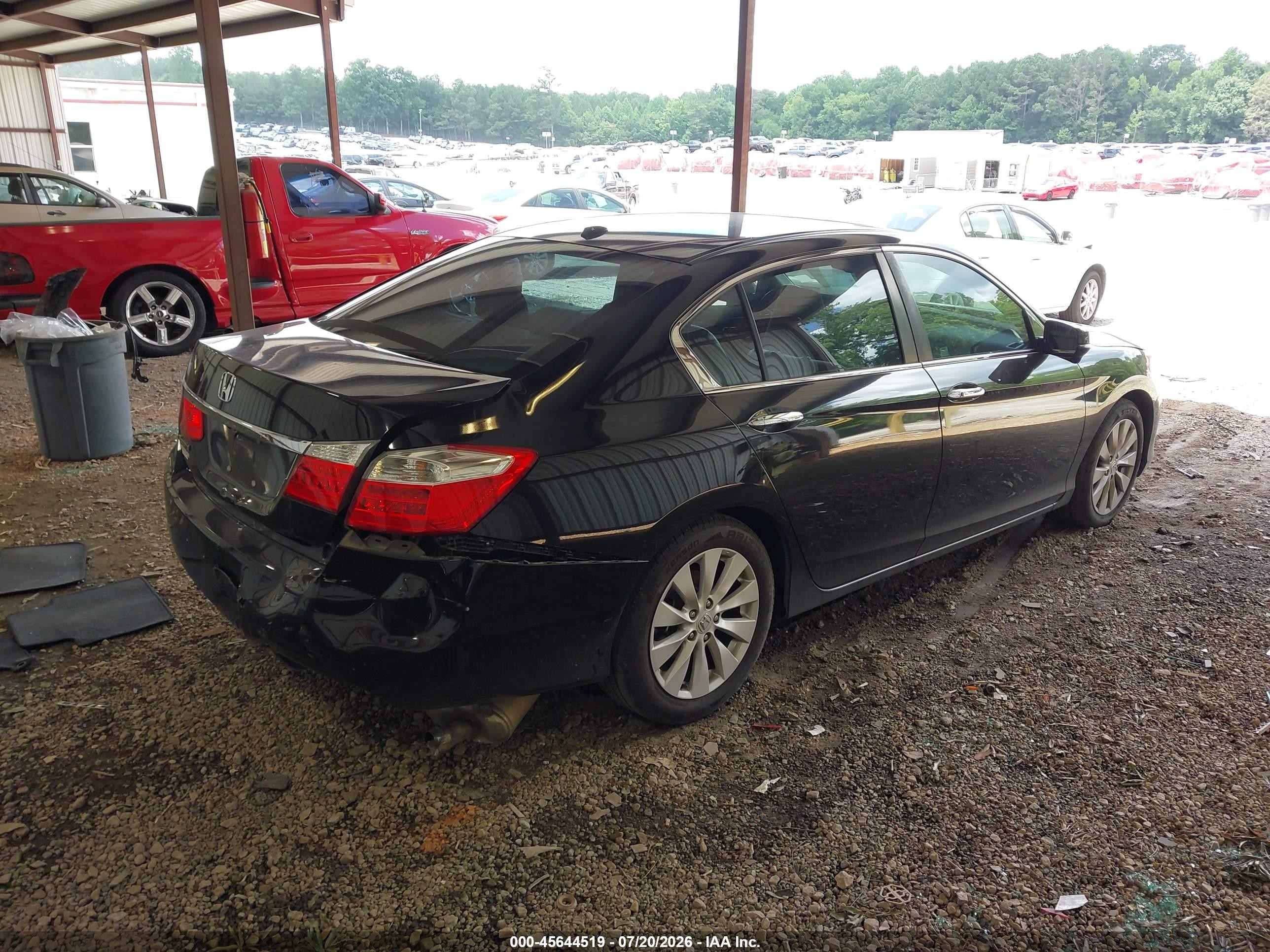 2015 Honda Accord Ex-l Black vin: 1HGCR2F83FA226551