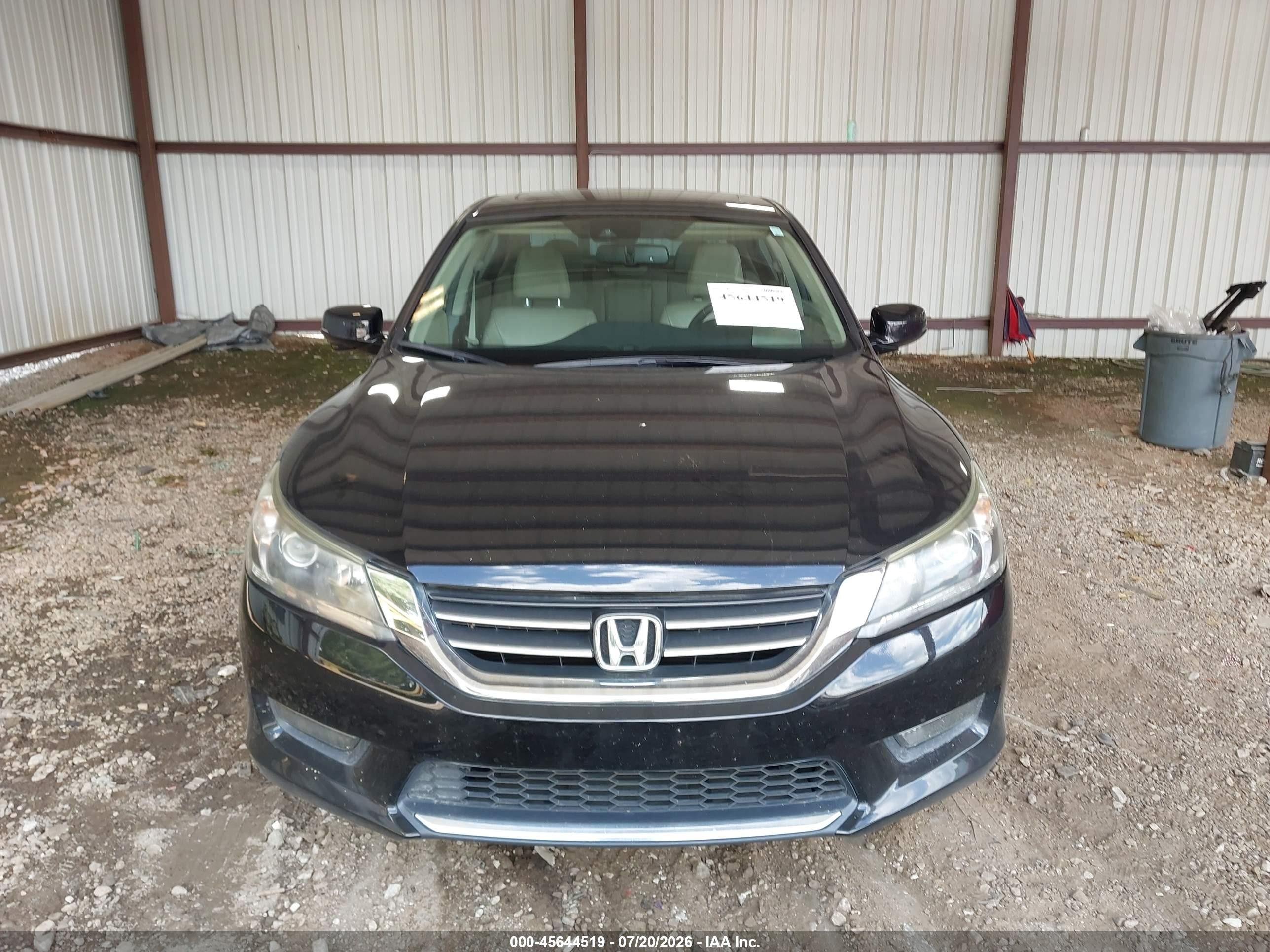 2015 Honda Accord Ex-l Black vin: 1HGCR2F83FA226551