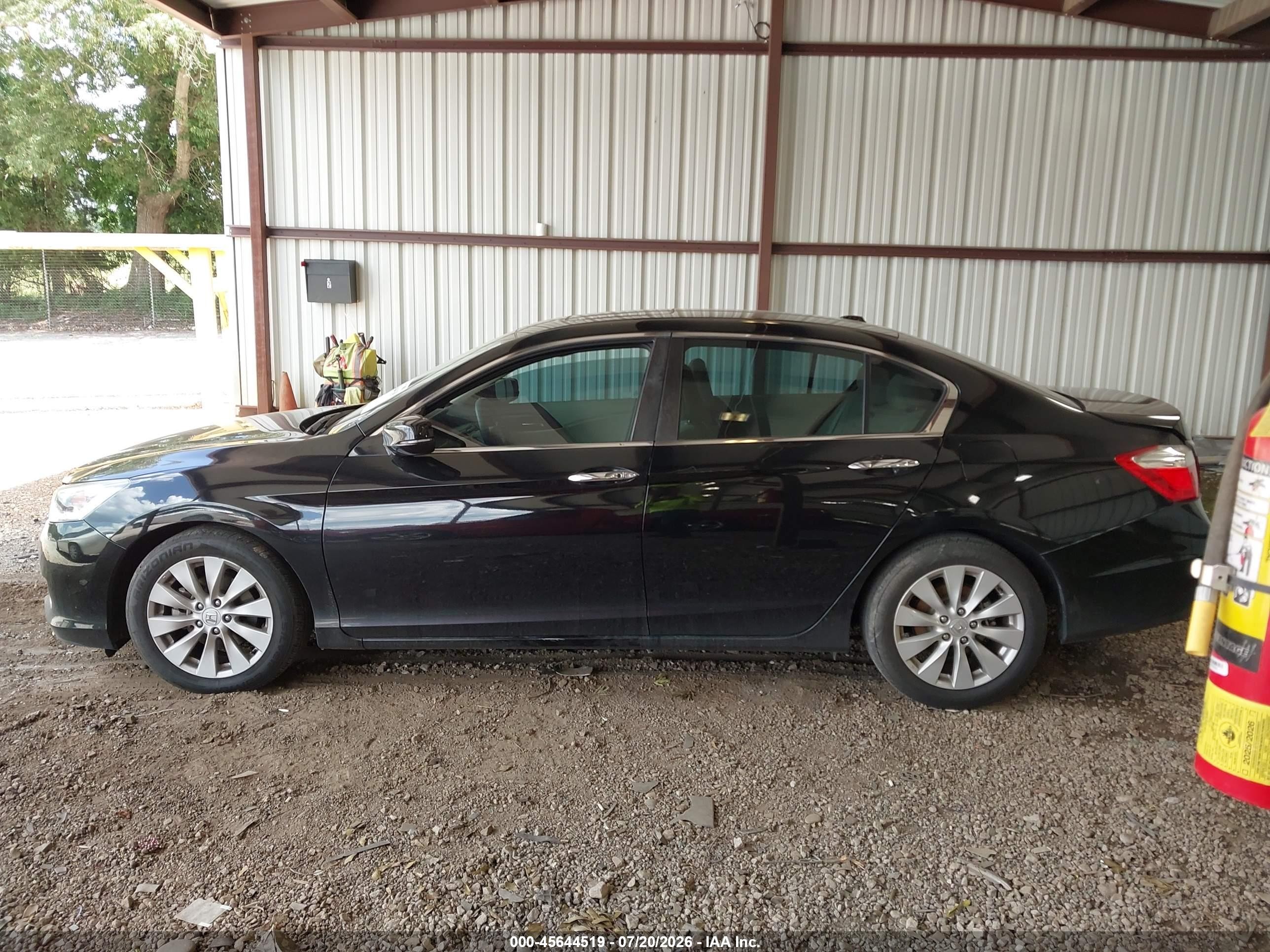2015 Honda Accord Ex-l Black vin: 1HGCR2F83FA226551