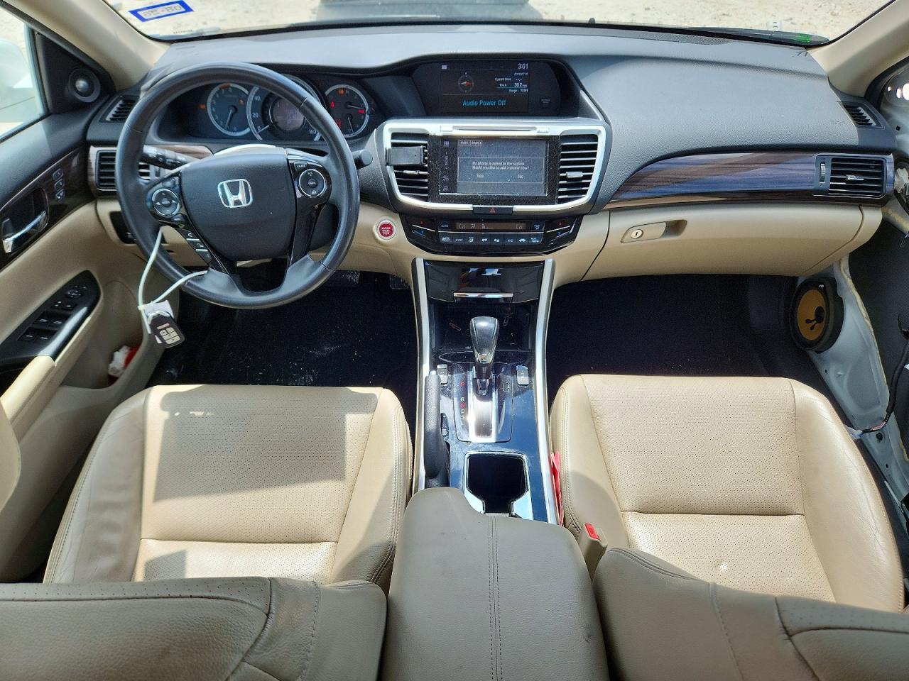 2016 Honda Accord Exl Белый vin: 1HGCR2F83GA054278