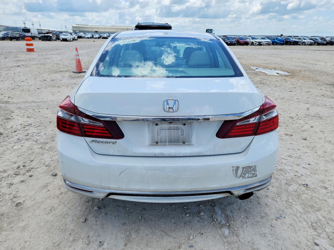 2016 Honda Accord Exl Белый vin: 1HGCR2F83GA054278