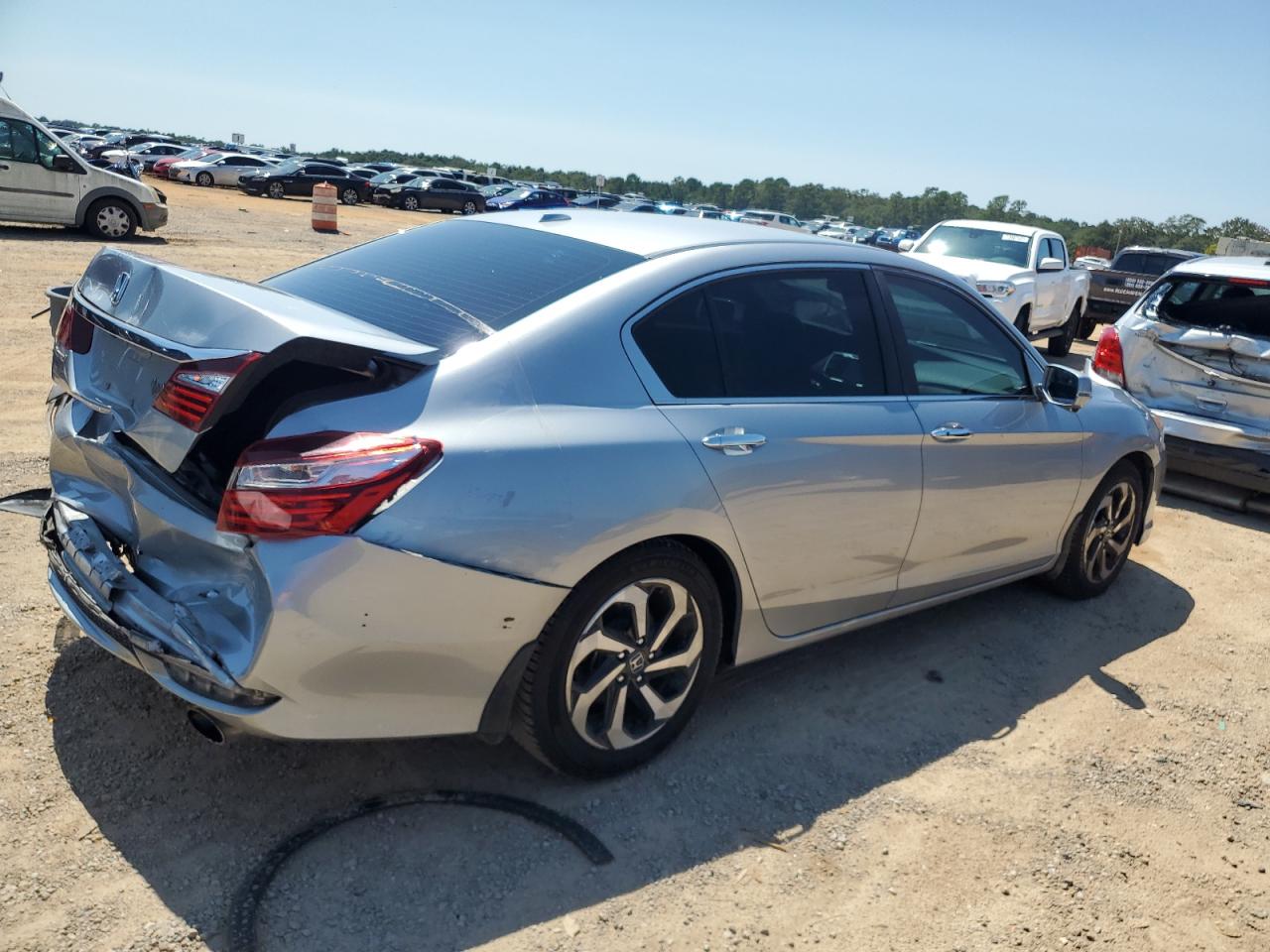 2016 Honda Accord Exl Gray vin: 1HGCR2F83GA182262