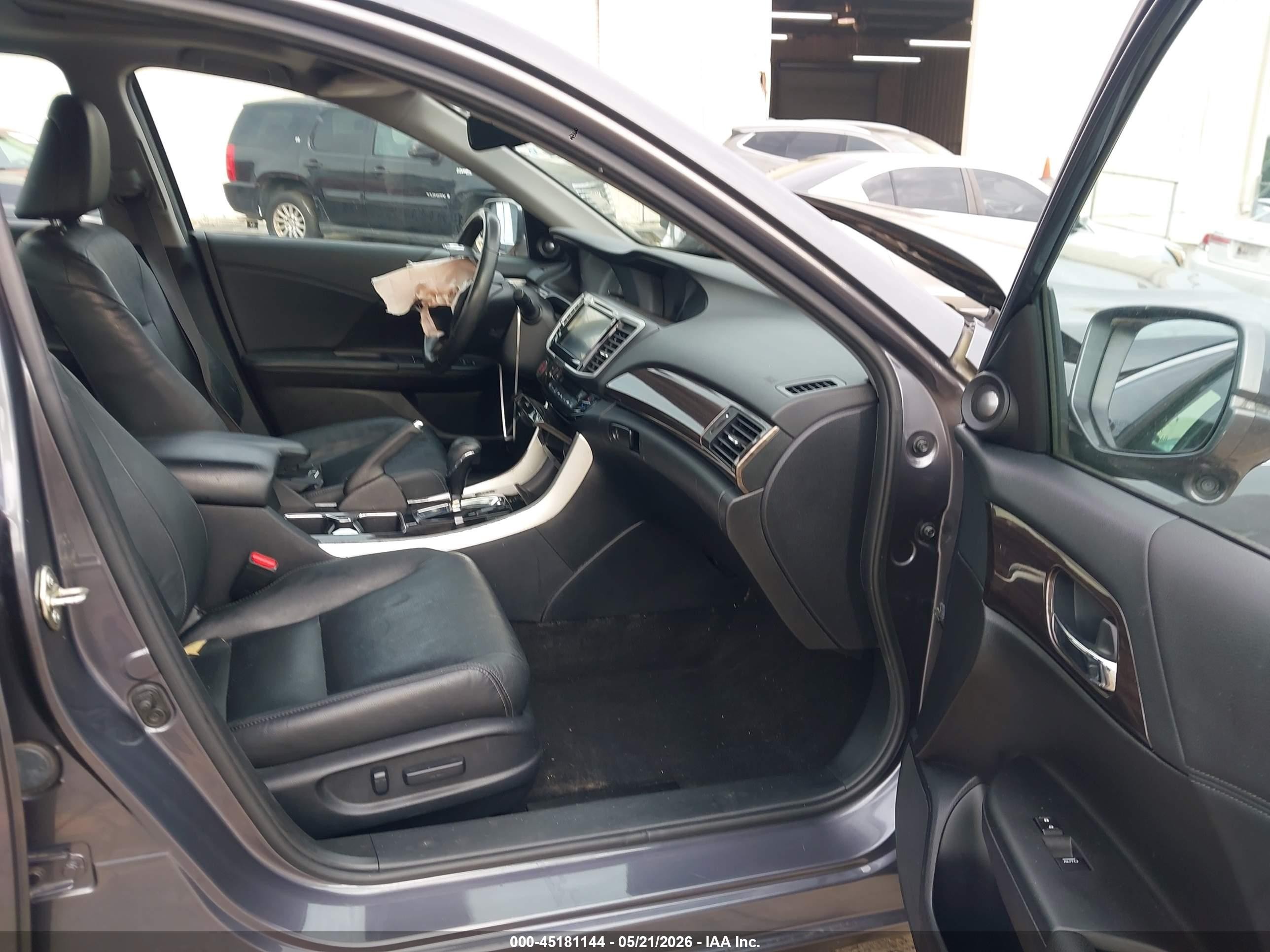 2017 Honda Accord Ex-l Серый vin: 1HGCR2F83HA164054
