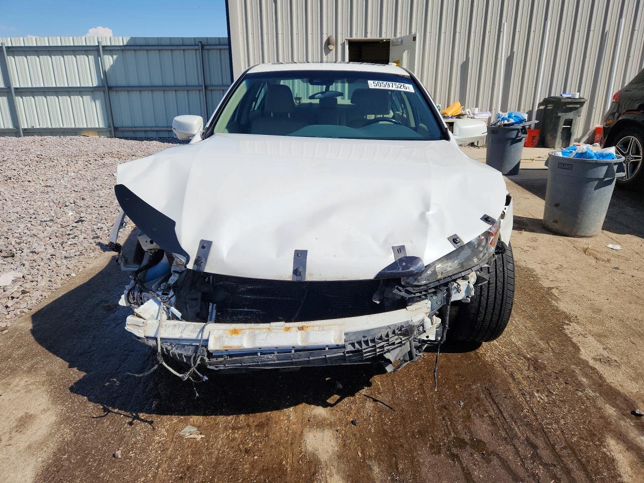 2013 Honda Accord Exl White vin: 1HGCR2F84DA018174