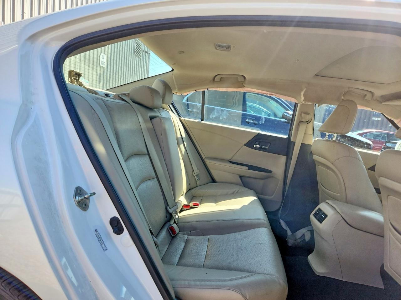 2013 Honda Accord Exl White vin: 1HGCR2F84DA018174