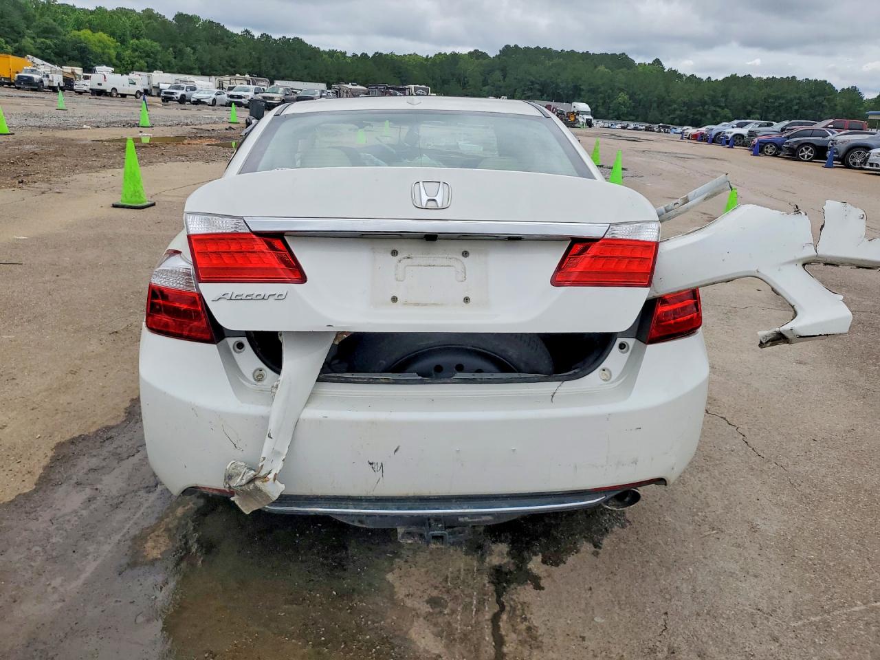 2013 Honda Accord Exl White vin: 1HGCR2F84DA041938