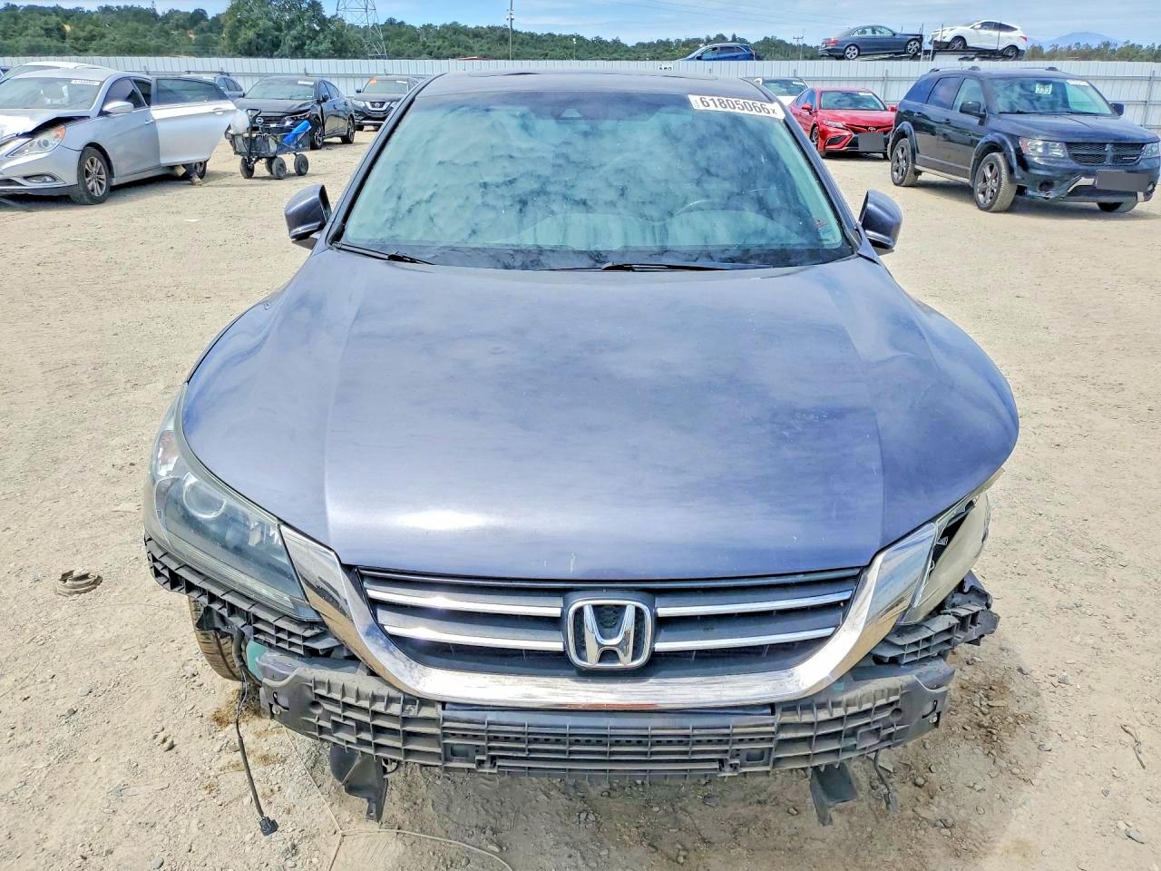 2013 Honda Accord Exl Серый vin: 1HGCR2F84DA045682