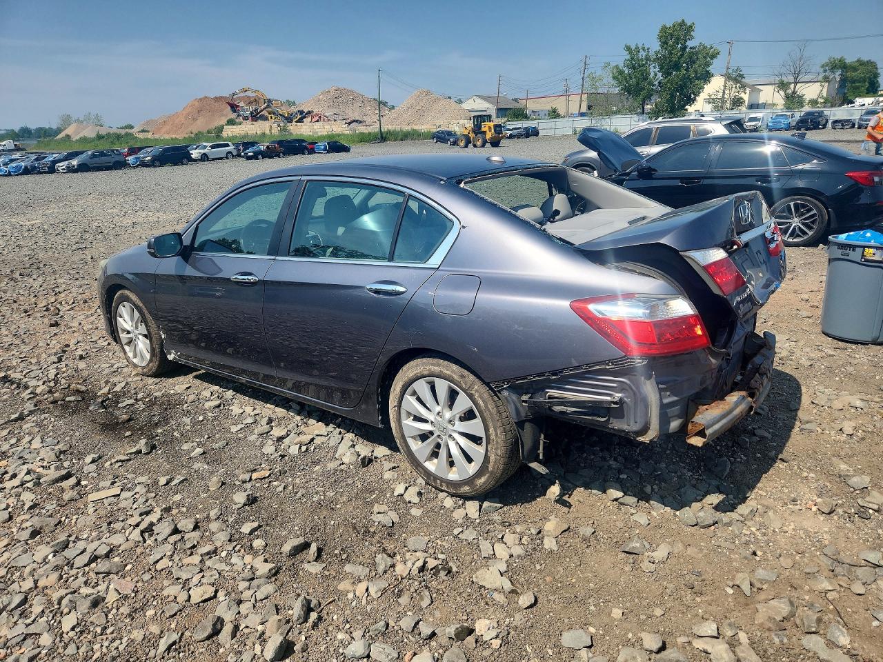 2013 Honda Accord Exl Gray vin: 1HGCR2F84DA047531