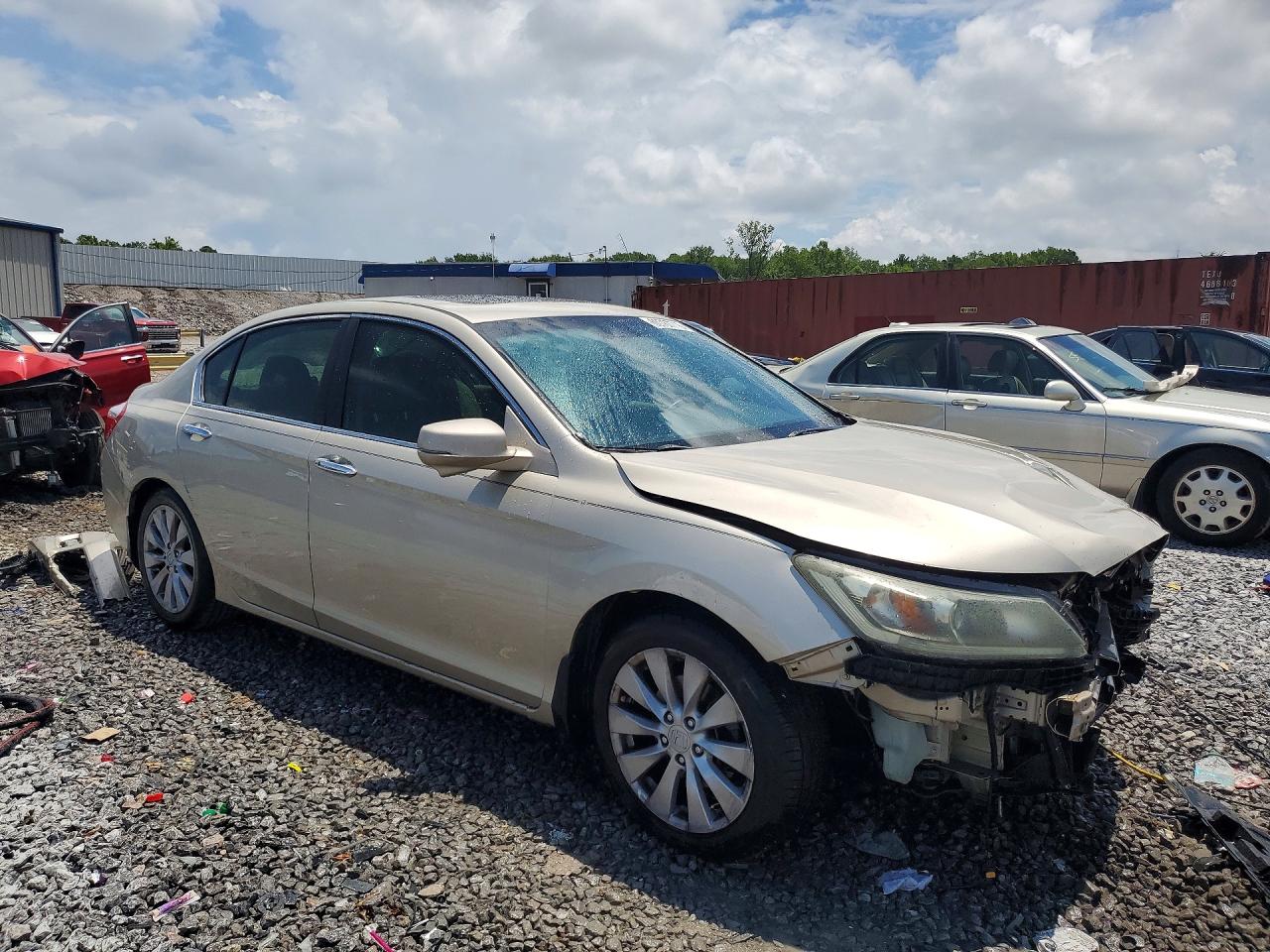 2013 Honda Accord Exl Желто-коричневый vin: 1HGCR2F84DA075040