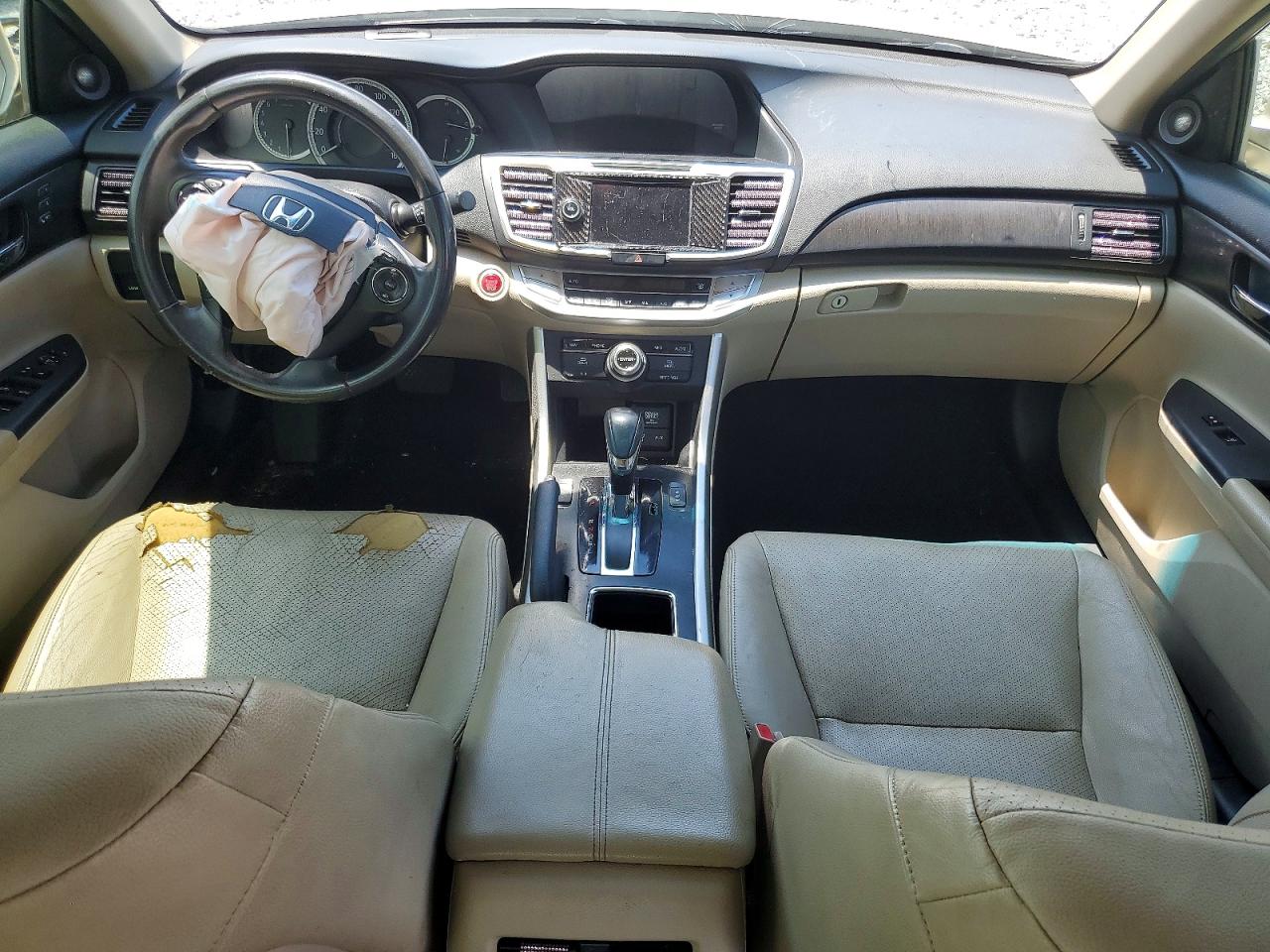2013 Honda Accord Exl Желто-коричневый vin: 1HGCR2F84DA075040