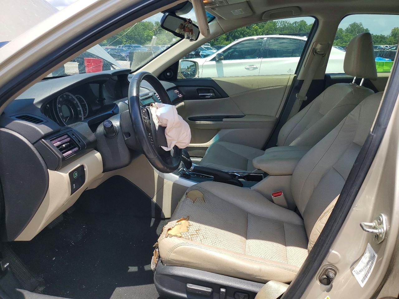 2013 Honda Accord Exl Желто-коричневый vin: 1HGCR2F84DA075040