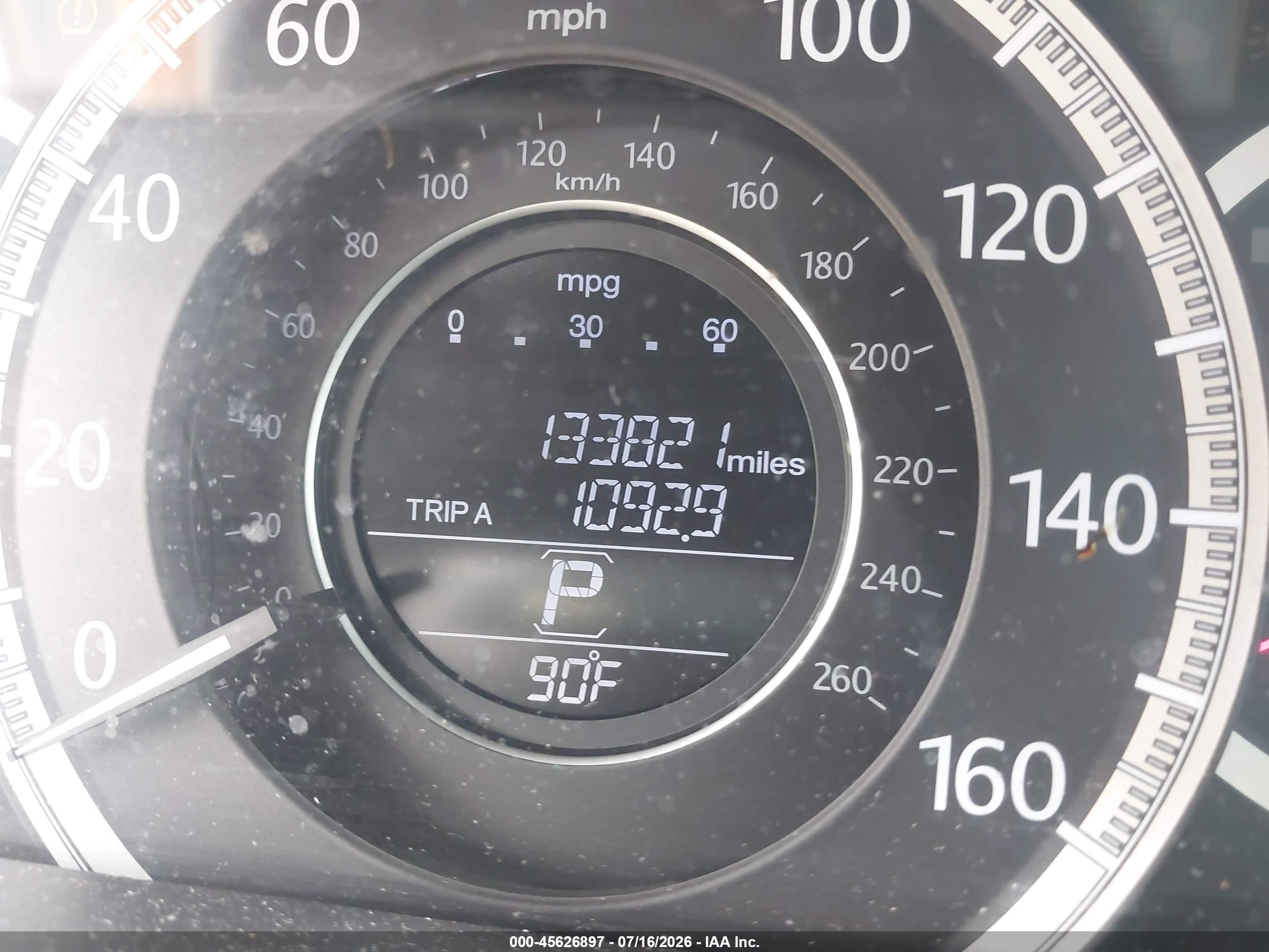 2013 Honda Accord Ex-l Белый vin: 1HGCR2F84DA076883