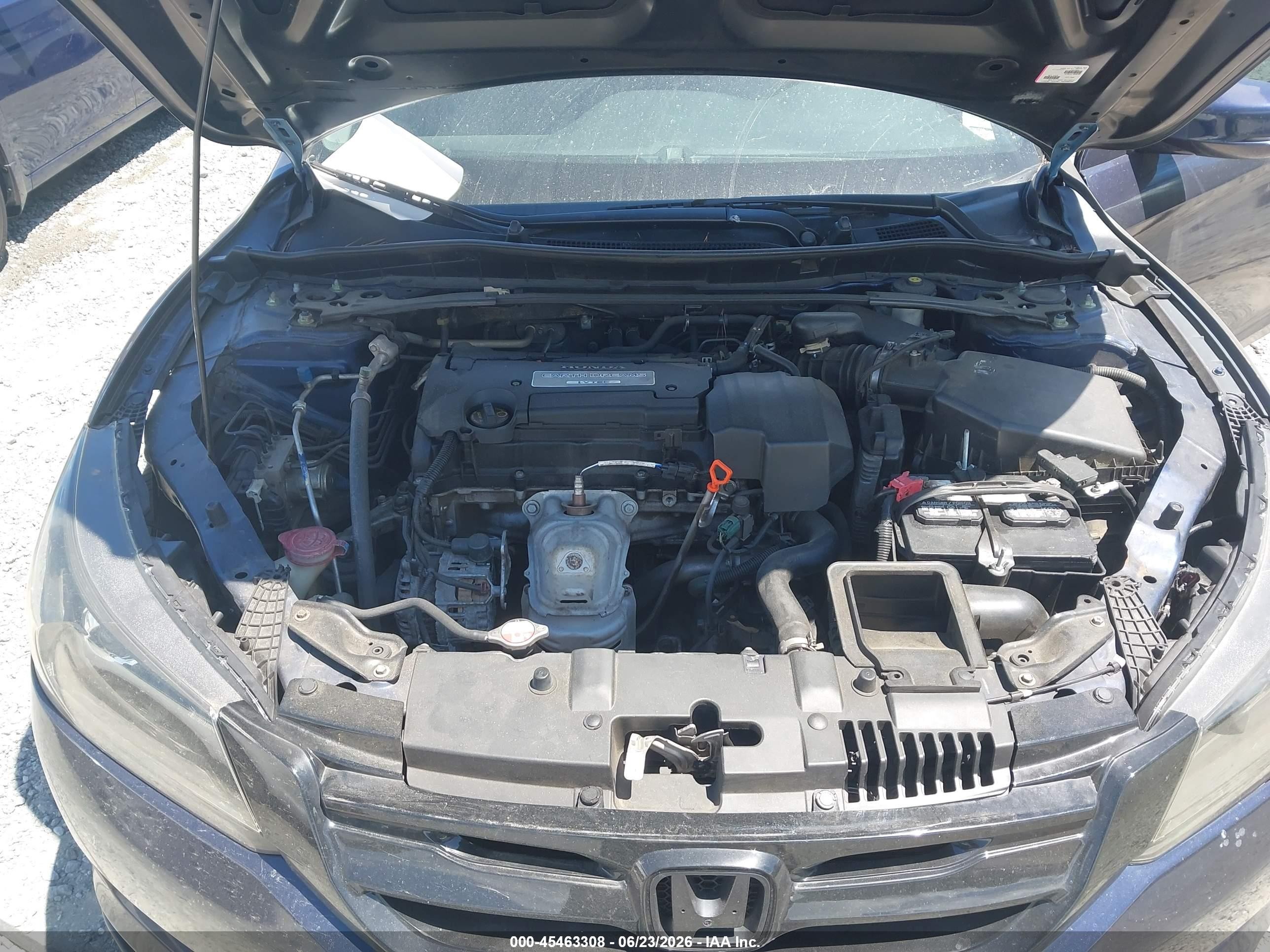 2013 Honda Accord Ex-l Blue vin: 1HGCR2F84DA087768