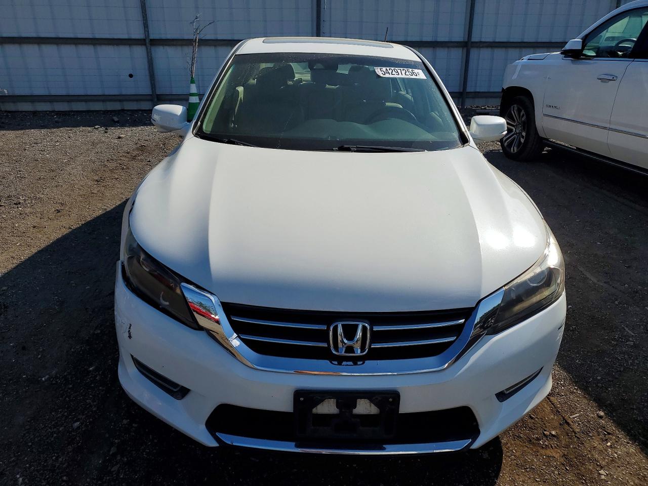 2013 Honda Accord Exl White vin: 1HGCR2F84DA134751