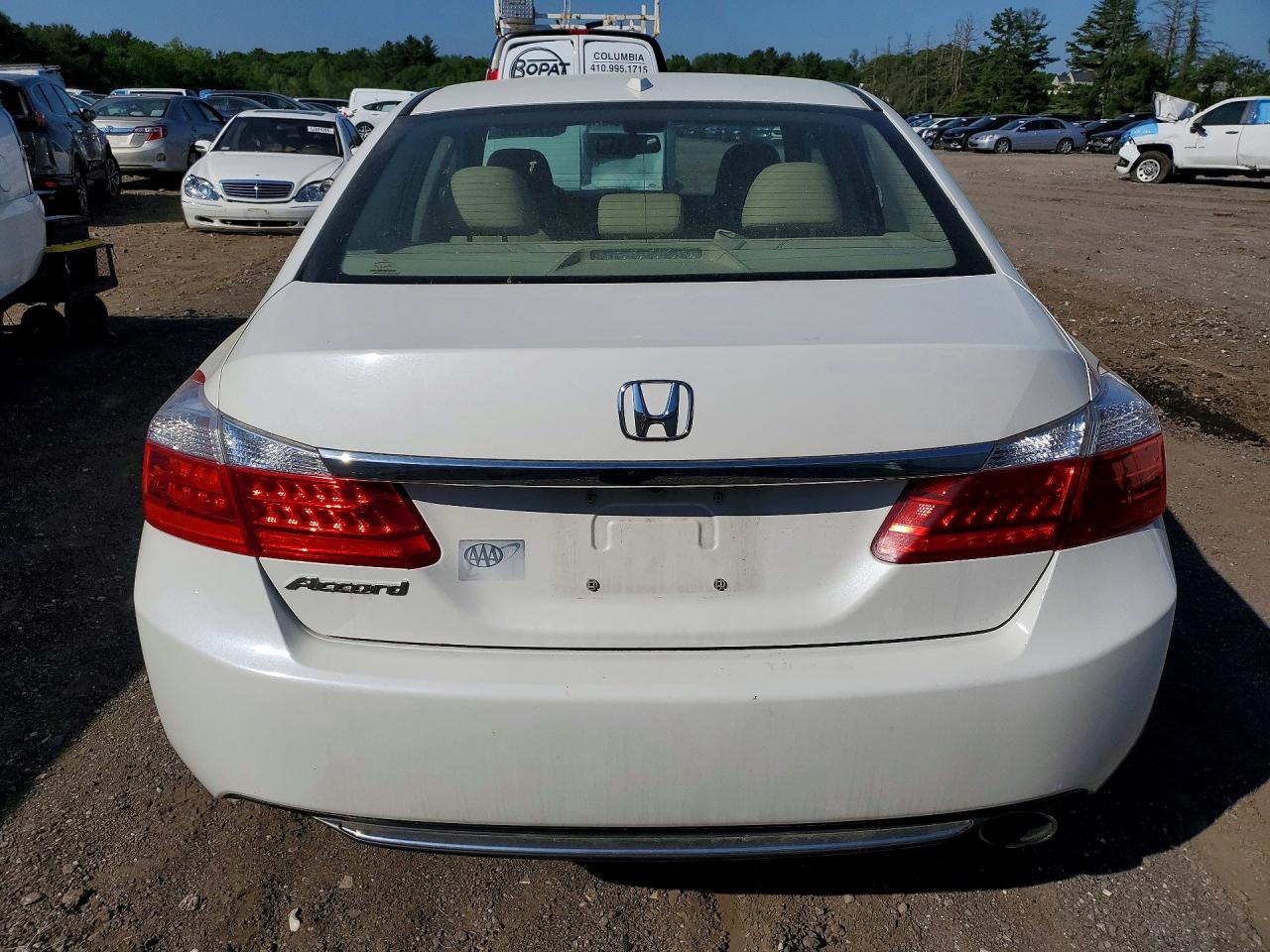 2013 Honda Accord Exl White vin: 1HGCR2F84DA134751