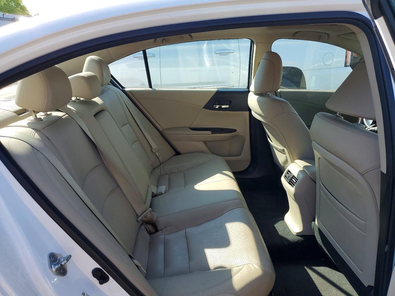 2013 Honda Accord Exl White vin: 1HGCR2F84DA134751