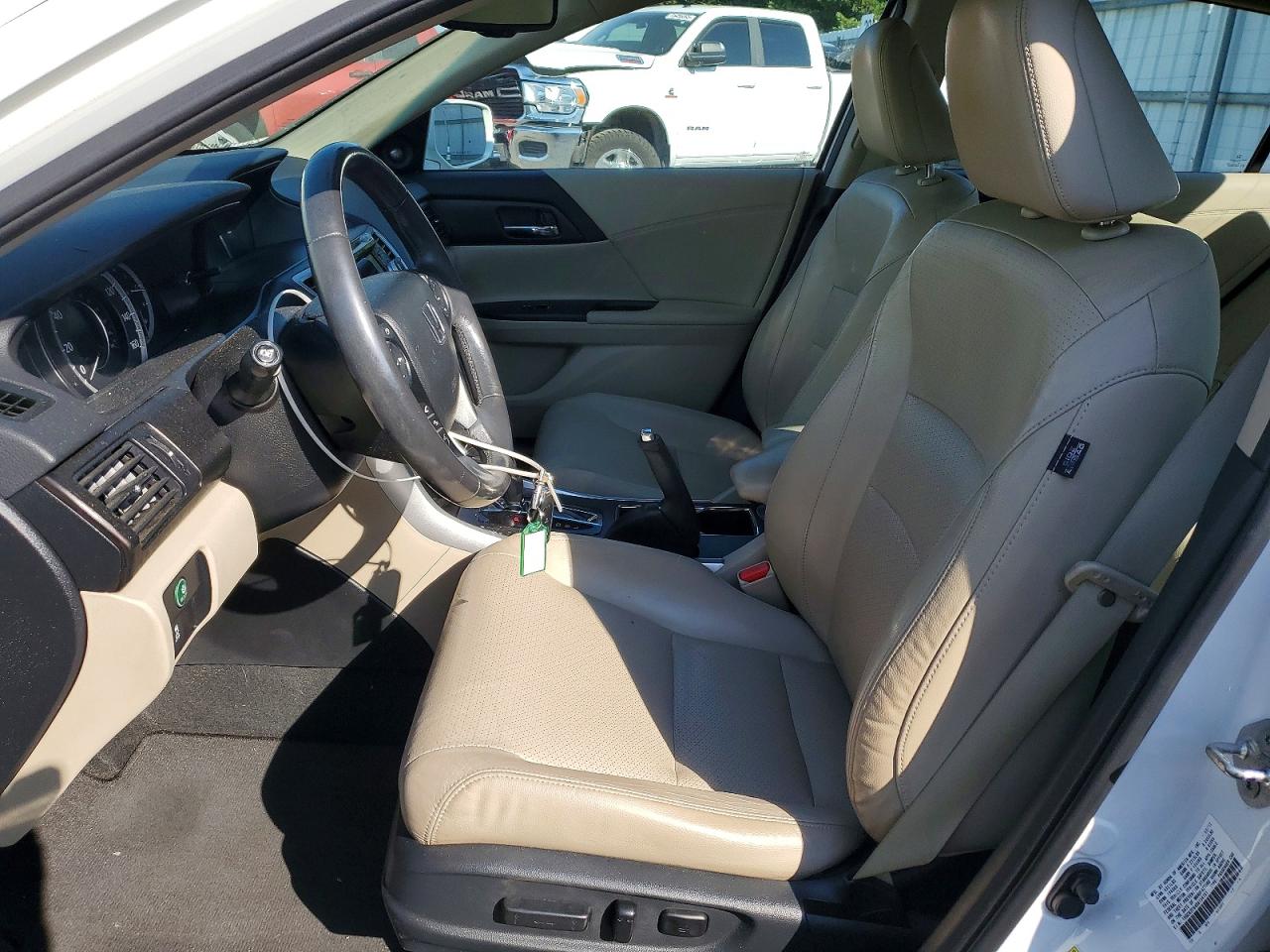 2013 Honda Accord Exl White vin: 1HGCR2F84DA134751