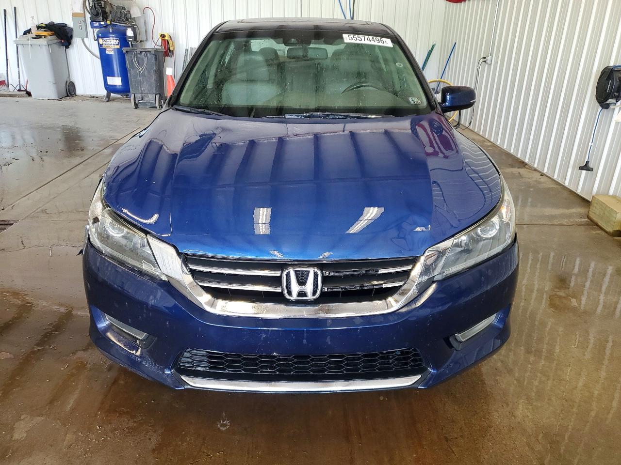 2013 Honda Accord Exl Blue vin: 1HGCR2F84DA138475