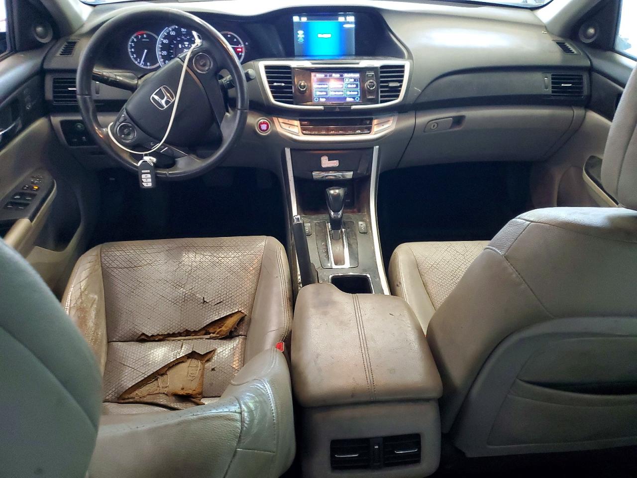 2013 Honda Accord Exl Blue vin: 1HGCR2F84DA138475